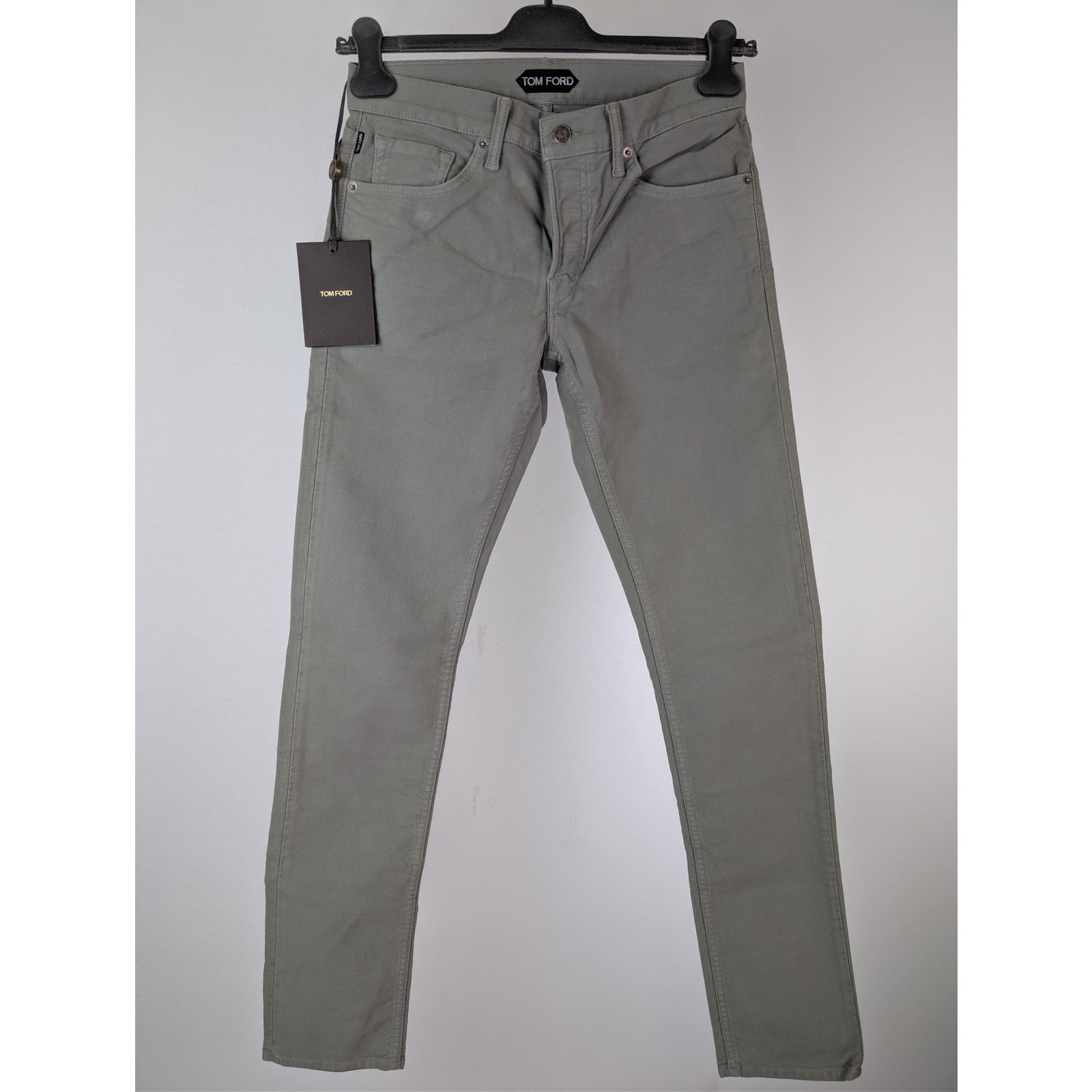 Tom Ford o1rshd1 Slim Fit Denim Jeans in Grey Size US 30 / EU 46 - 2 Thumbnail
