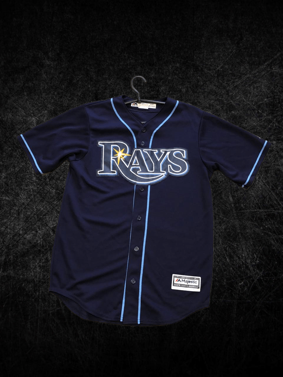 Majestic Vintage Y2K Majestic Tampa Bay Rays Stitched Jersey Size US S / EU 44-46 / 1 - 1 Thumbnail