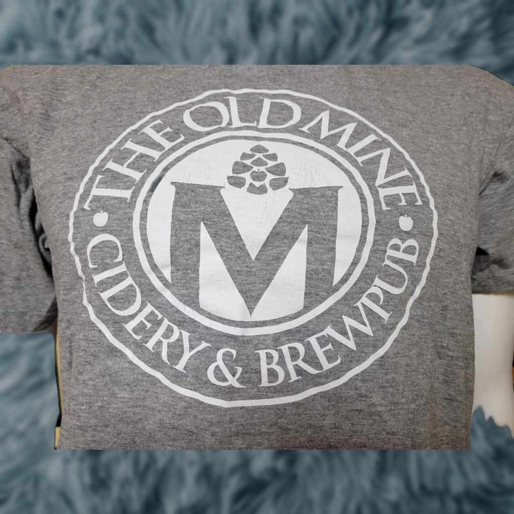 CO Cotton Heritage T-Shirt Adult L Gray Short Sleeve Regular Mens The Old Mine Brewpub & Cidery Craft Beer Theme Graphic Tee Size US L / EU 52-54 / 3 - 1 Thumbnail