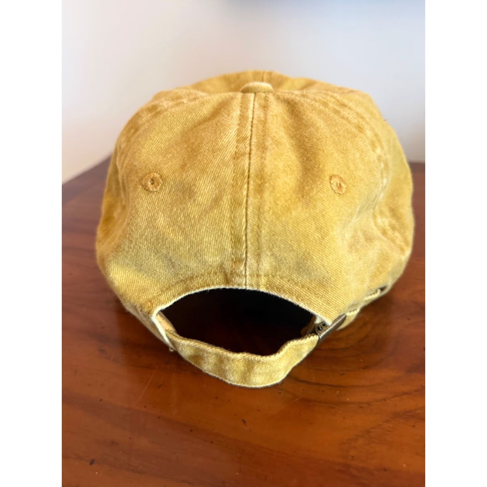Vintage Goodyear Hats Cap Patch NWOT 1980s Yellow Gold Strapback Adjustable Mens Men’s Hat Cap Size ONE SIZE - 3 Thumbnail