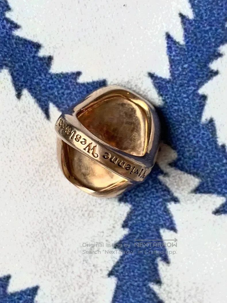 Vivienne Westwood Vivienne Westwood Vintage Wax Seal Saturn Ring. Size ONE SIZE - 8 Thumbnail