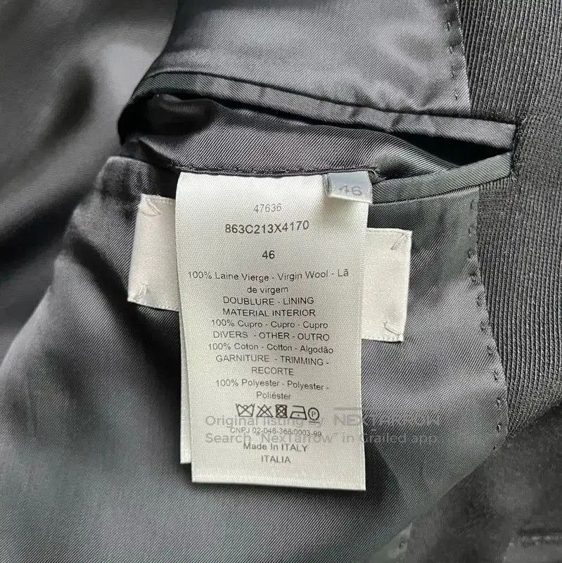 Dior Dior Black Wool Men's Spring Autumn Outerwear . Size US M / EU 48-50 / 2 - 4 Thumbnail
