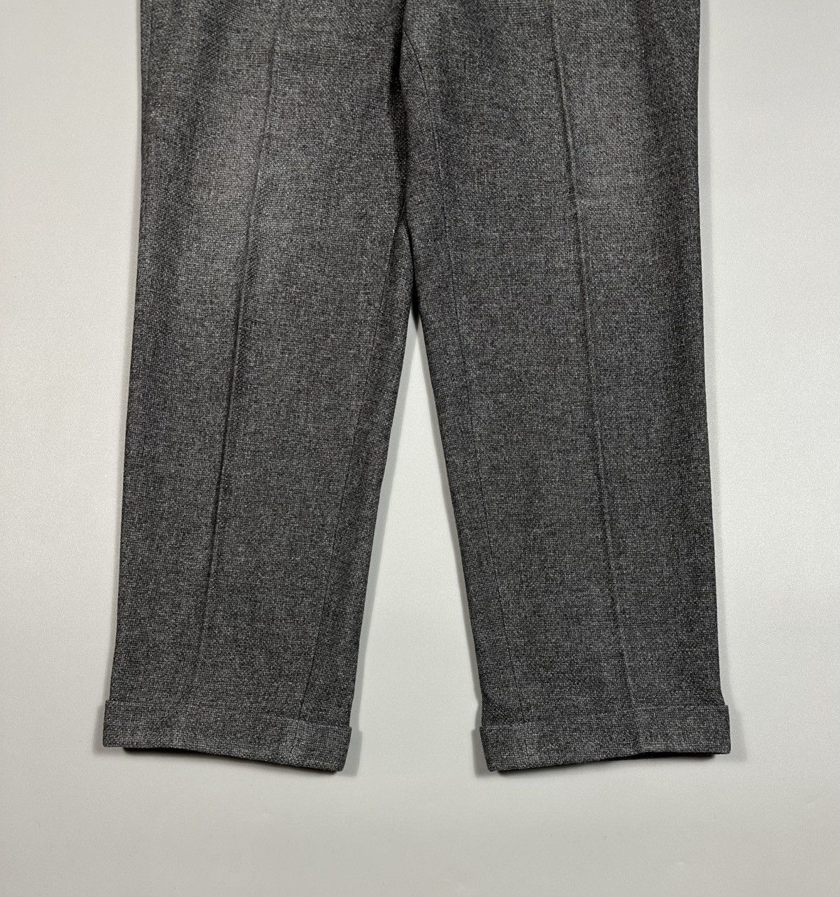 Maison Margiela Maison Margiela Textured Wool-Blend Drawstring Trousers Size US 34 / EU 50 - 5 Thumbnail