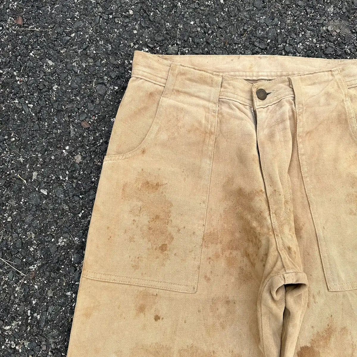 Beauty Beast RUSTY DIRTY 💥 JAPANESE VINTAGE JEANS BAGGY BROWN PANTS W28 Size US 28 / EU 44 - 5 Thumbnail