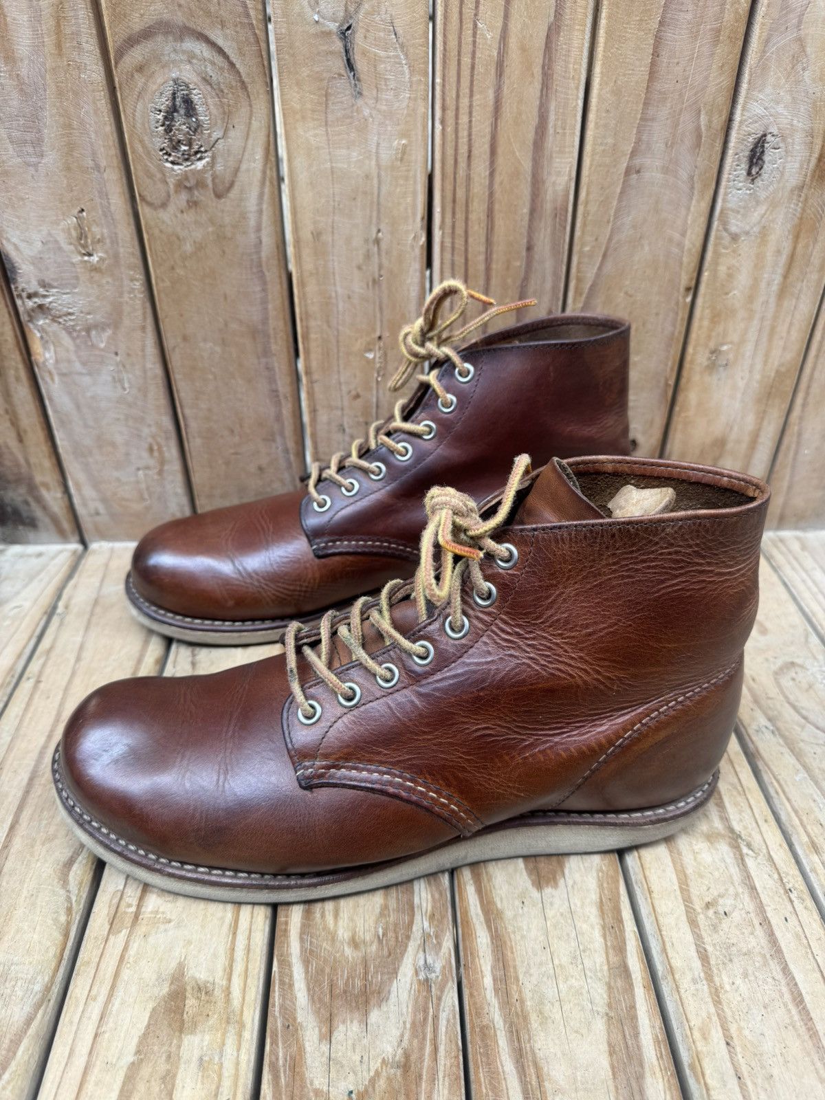 Red Wing Red Wing 9111 Chukka Brown leather boots EUR 41.5 UK 7.5 D Size US 8.5 / EU 41-42 - 16 Thumbnail