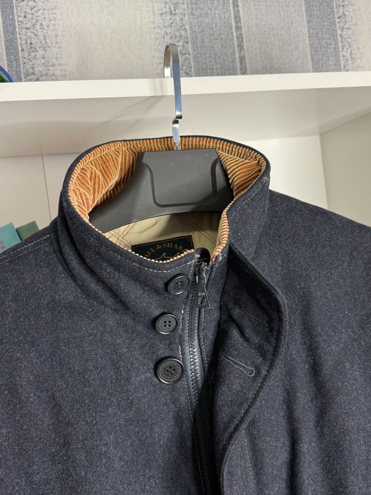 Paul & Shark Vintage Paul&Shark Wool Heavy Coat Navy Blue size M Size US L / EU 52-54 / 3 - 13 Thumbnail