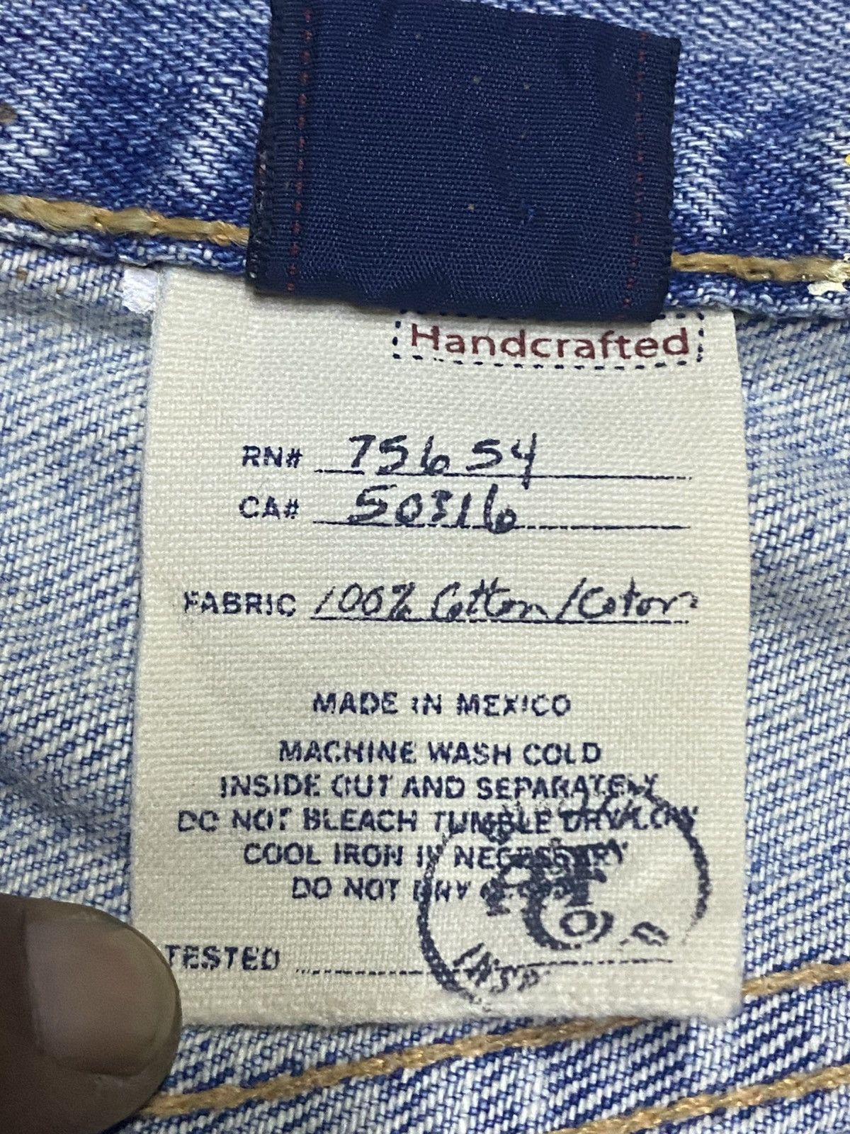 Seditionaries Vintage Handcraft Ambercrombie And Fitch Mud Wash Baggy Jean Size US 32 / EU 48 - 24 Thumbnail