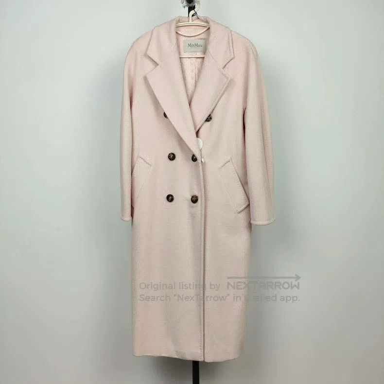 Max Mara Max Mara Long Pink Overcoat Size XXS / US 00 / IT 34 - 1 Thumbnail