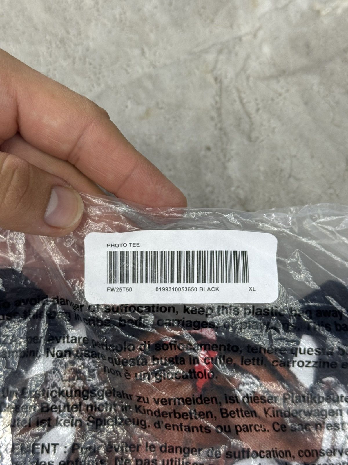 Supreme Supreme Playboi Carti Black Photo Tee IN HAND Size US XL / EU 56 / 4 - 2 Thumbnail