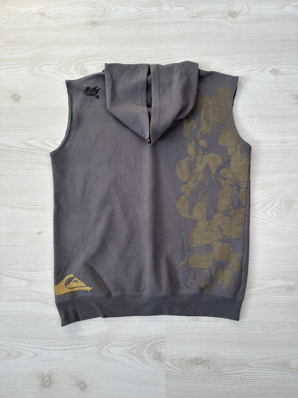 Quiksilver Vintage Y2k Quilksilver Oversized Rare Vest Hooded Size US M / EU 48-50 / 2 - 2 Thumbnail