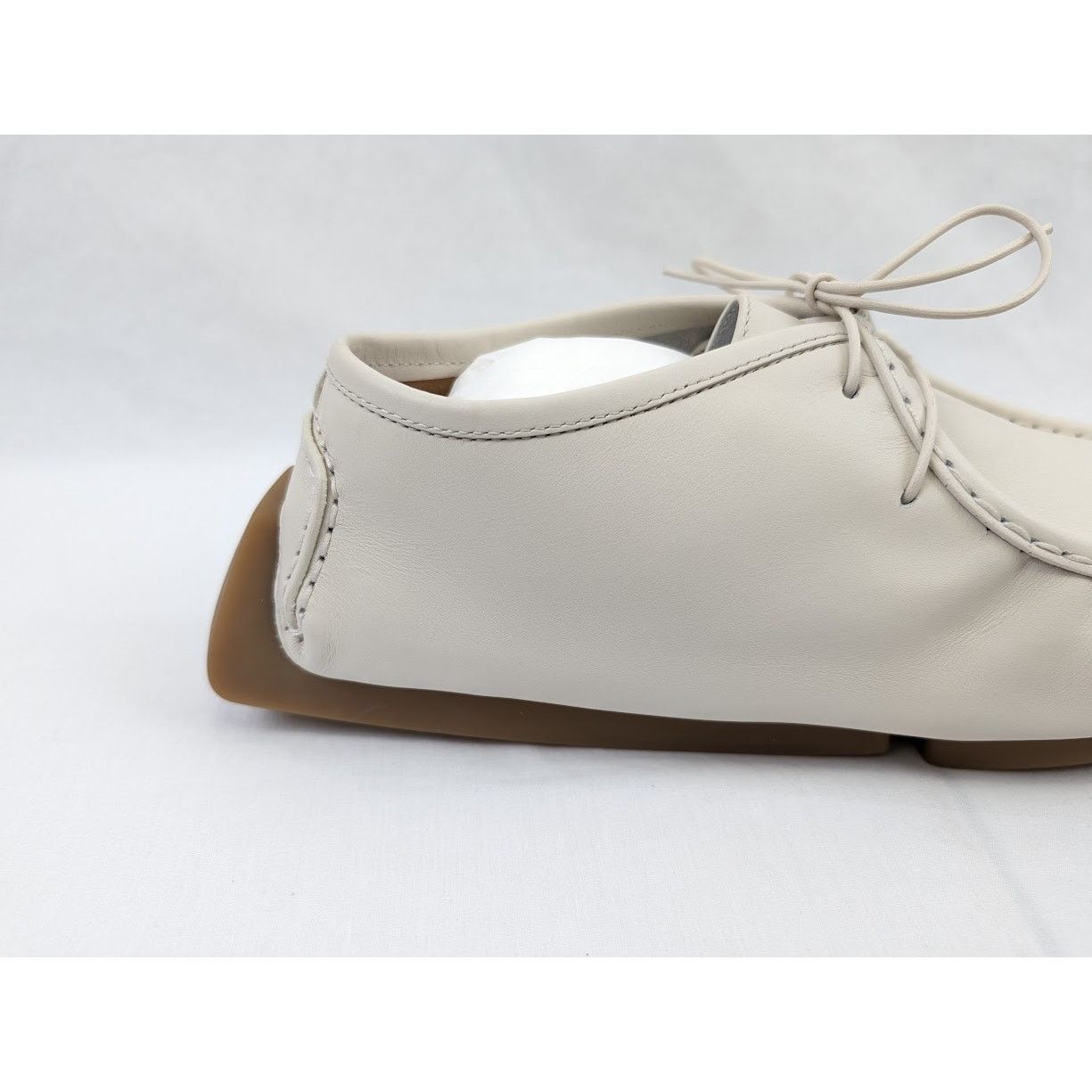 Bottega Veneta o1rshd1 Calf Pelle Scarpa Chester Shoes in Cream Size US 9 / EU 42 - 5 Thumbnail