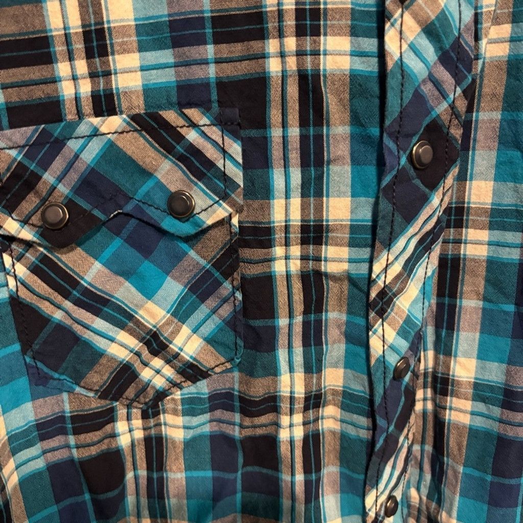 Arizona Jean Co. Arizona Plaid Men's Western Shirt Size US XXL / EU 58 / 5 - 4 Thumbnail