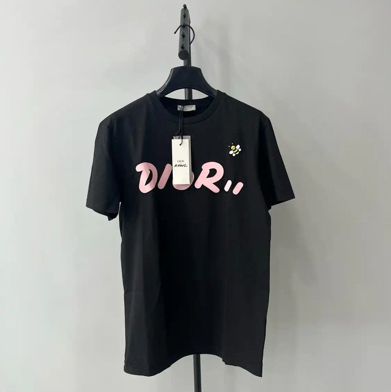 Dior Dior Black Cotton Short Sleeve T-Shirt 0089 Size XS / US 0-2 / IT 36-38 - 1 Thumbnail
