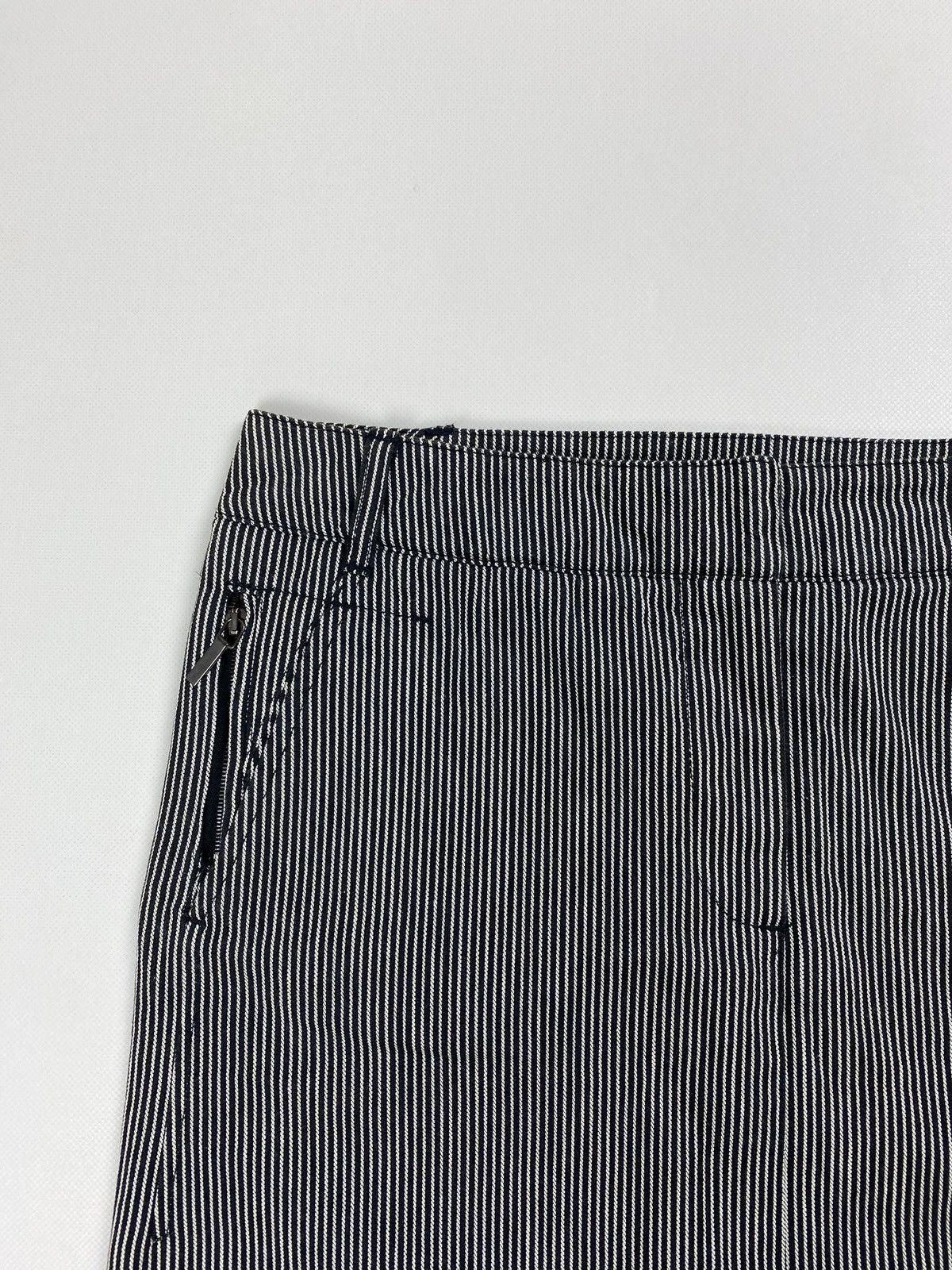 Jil Sander Jil Sander ladies striped denim pencil skirt size 27 Size 27" / US 4 / IT 40 - 7 Thumbnail