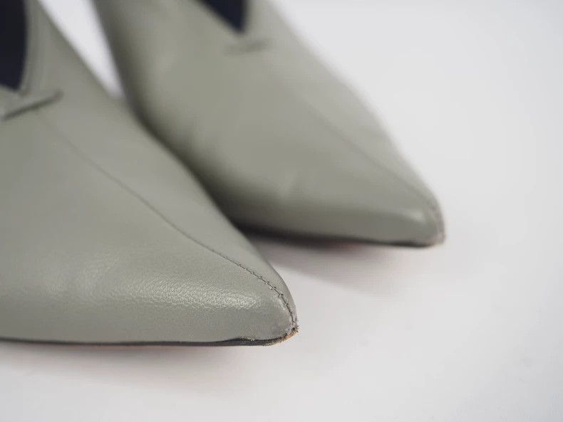 Celine CelineGray sheepskin V-mouth witch shoes 2503-Nextarrow Size US 6 / IT 36 - 5 Thumbnail