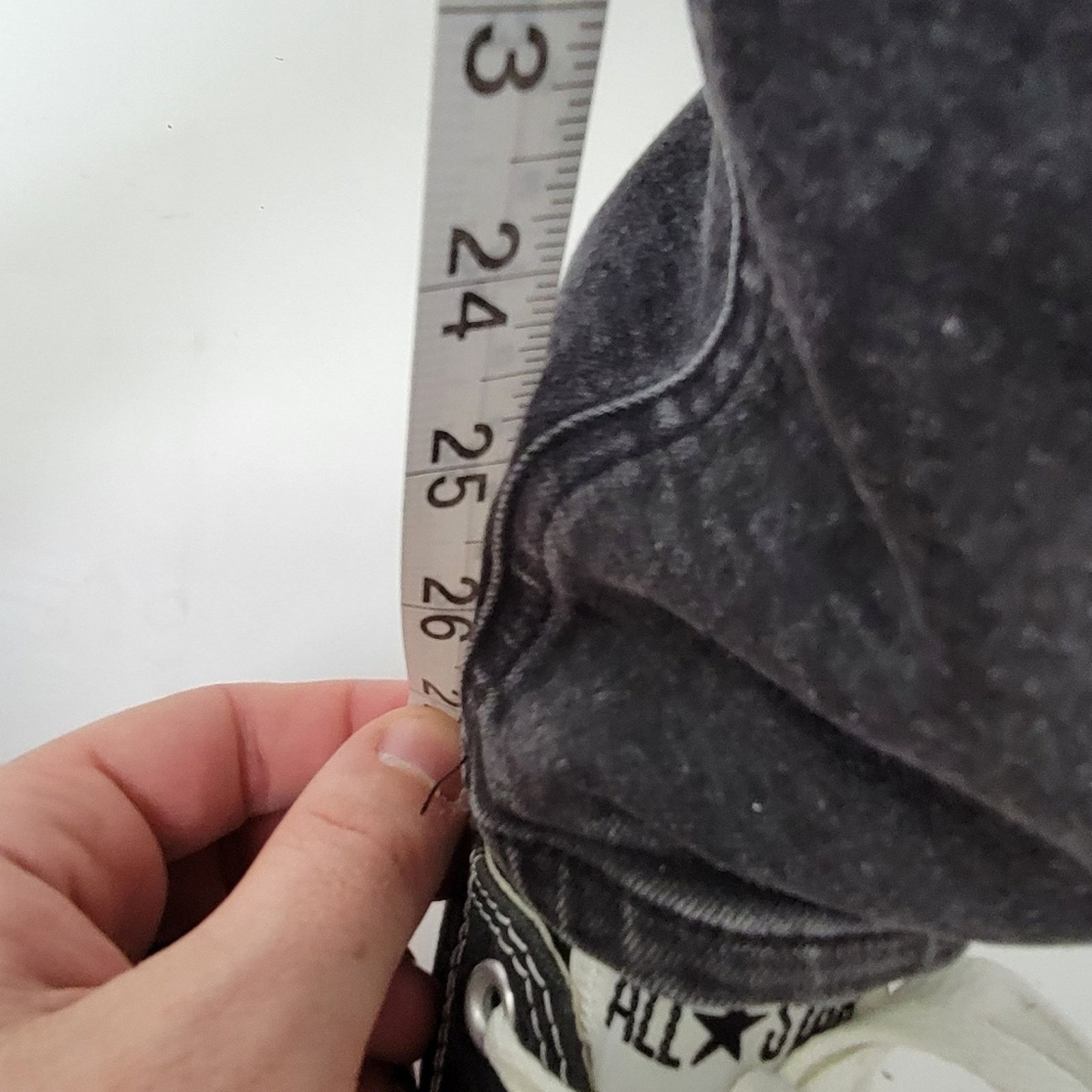 Pacsun Pacsun High Rise Skinniest Black Distressed Jeans redo Size 29" - 10 Thumbnail