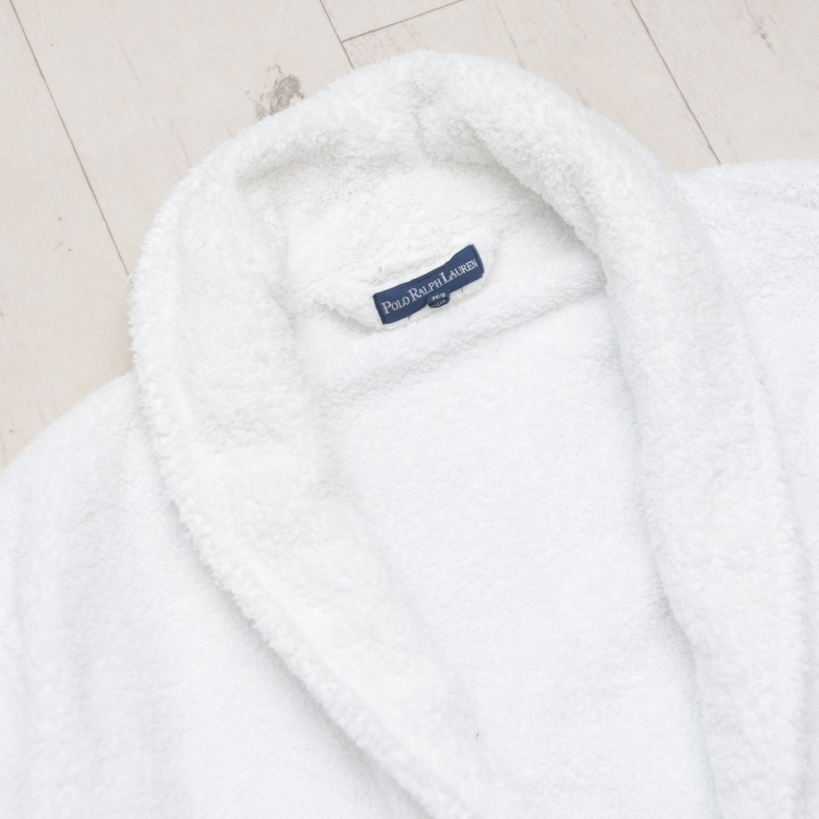 Polo Ralph Lauren × Ralph Lauren × Vintage Polo Ralph Lauren Unisex Robe Bathrobe S/M Big Pony Logo Size ONE SIZE - 7 Thumbnail
