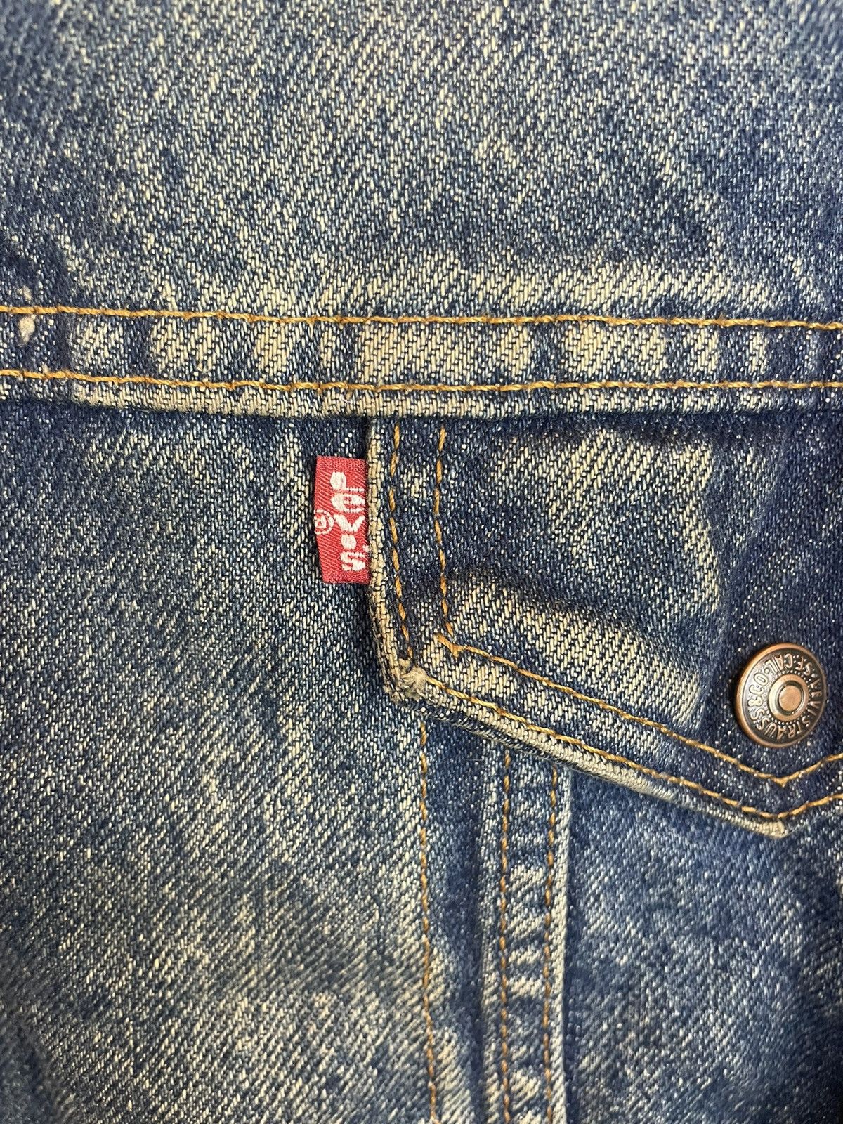 Levi's × Vintage Vintage Levis Denim Jacket Sherpa Made In Usa Size US M / EU 48-50 / 2 - 6 Thumbnail