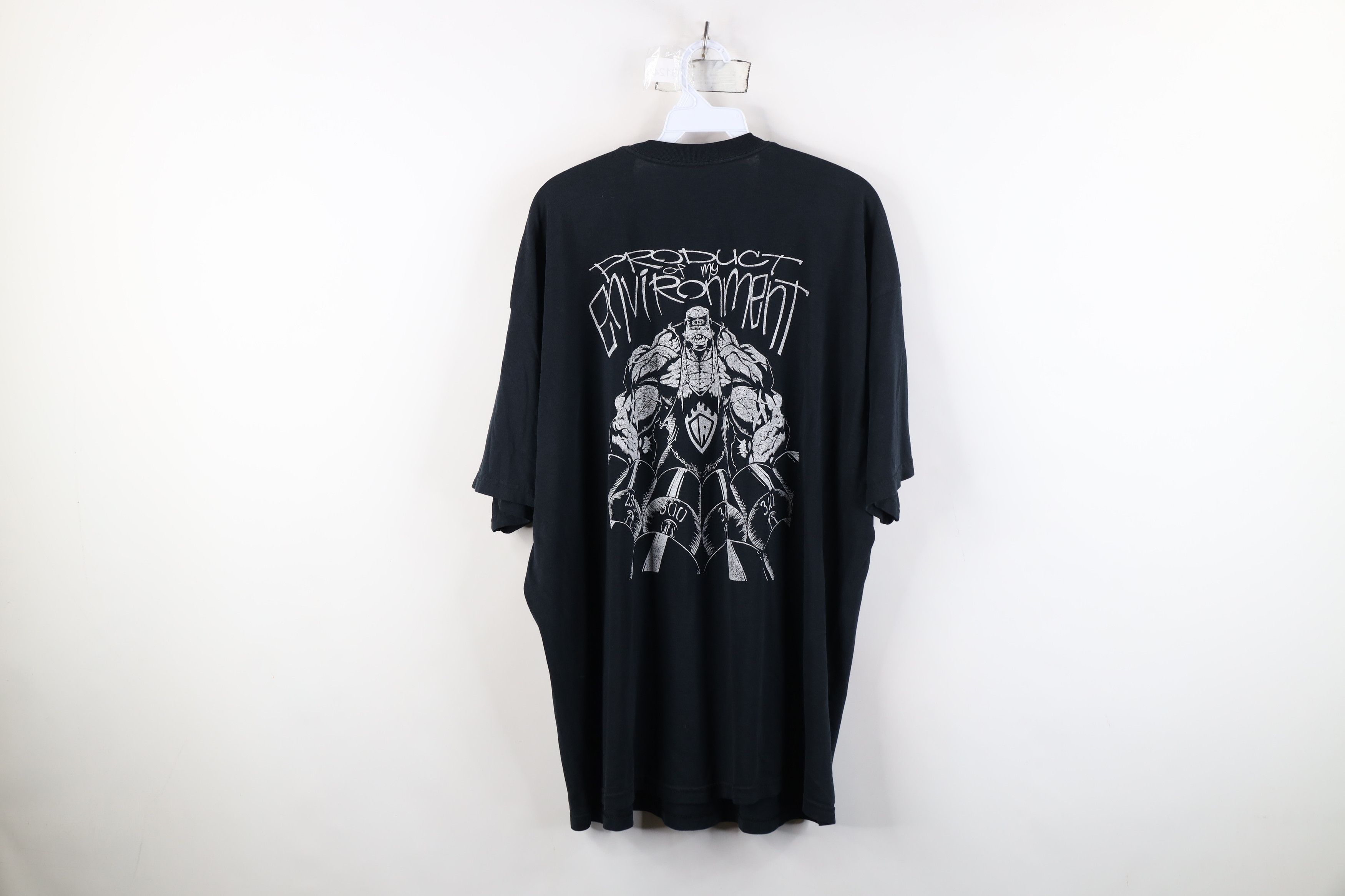 Vintage Vintage Streetwear Iron Asylum Fire Bodybuilding Gym T-Shirt Size US XXL / EU 58 / 5 - 12 Thumbnail