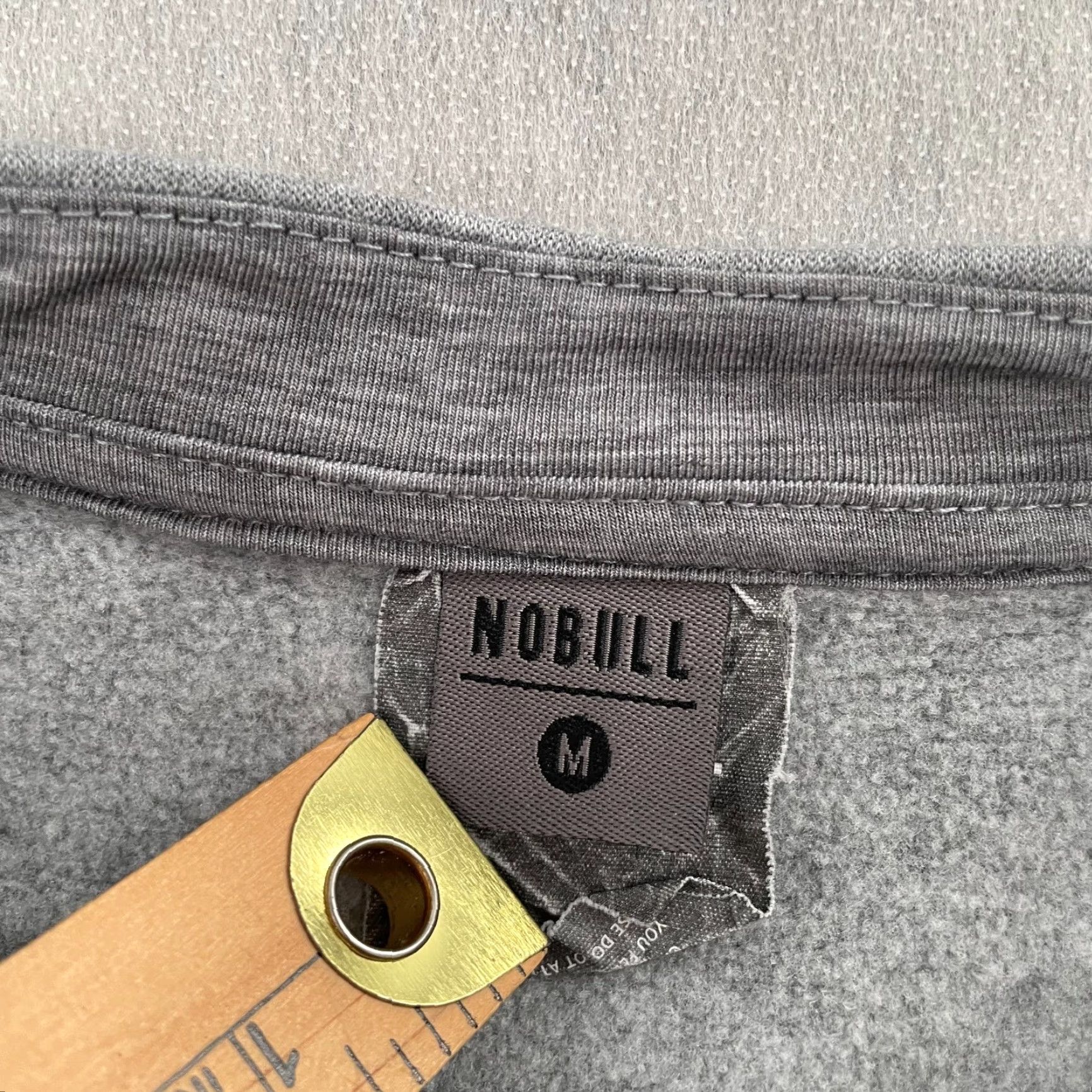 Vintage NOBULL Sweatshirt Logo Adult Medium Gray Pullover Crewneck Long Sleeve Mens M Size US M / EU 48-50 / 2 - 5 Thumbnail