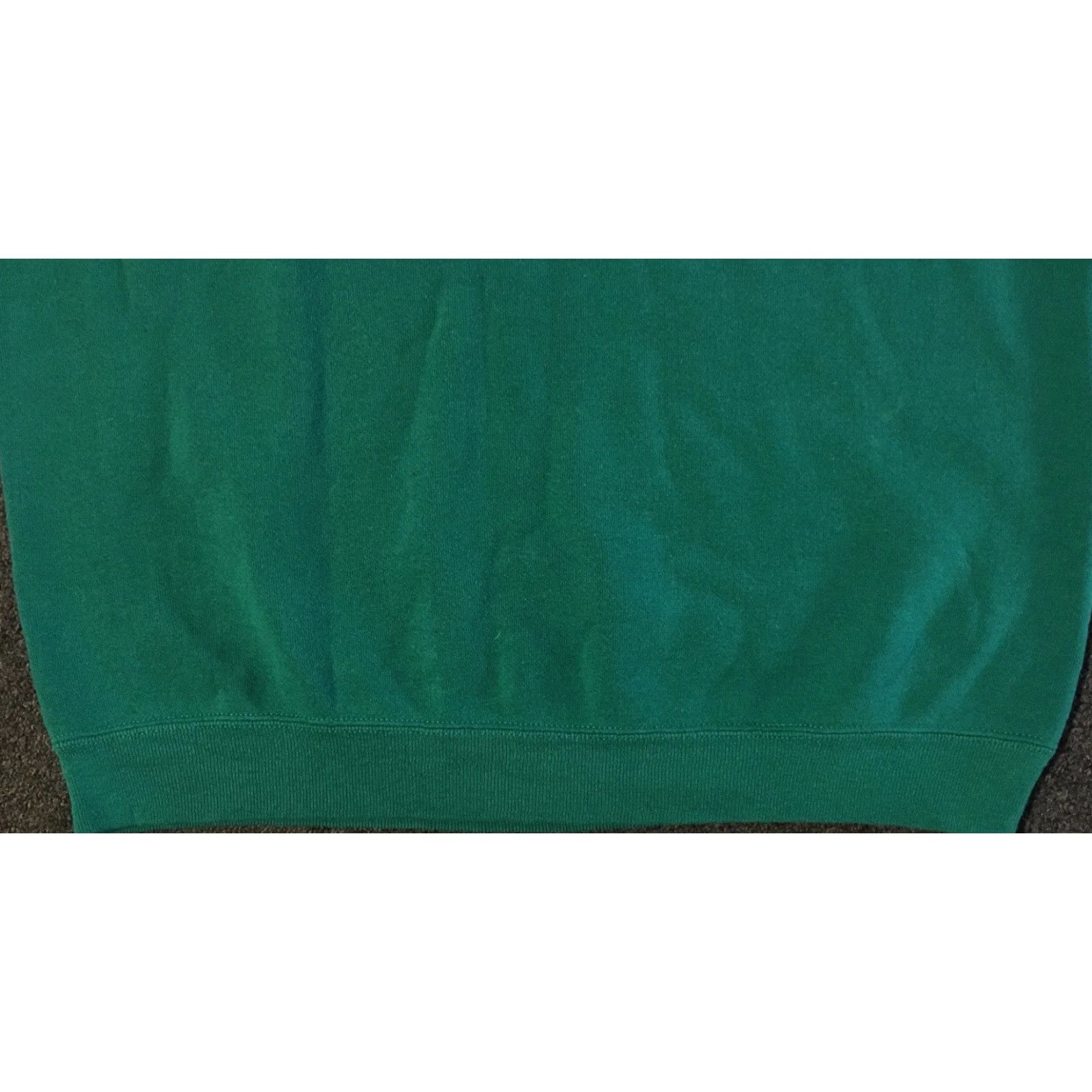 Vintage VINTAGE 70s 80s Faded Gusset Sweatshirt S Green USA Military Mens Sweatshirt Pullover 90s Punk Retro College Track Skate Surf Rock Size US S / EU 44-46 / 1 - 6 Thumbnail