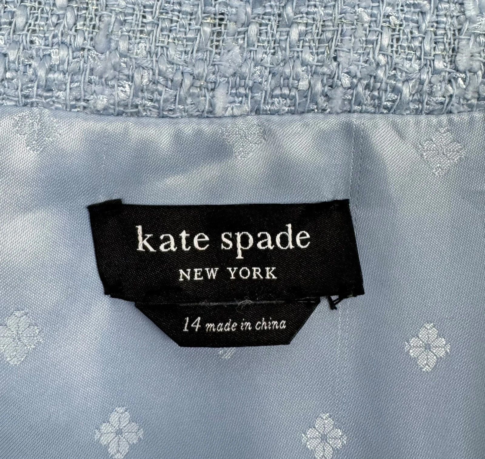 Kate Spade Kate Spade Dress Tweed Fringe Trim Shift size 14 Size L / US 10 / IT 46 - 12 Thumbnail