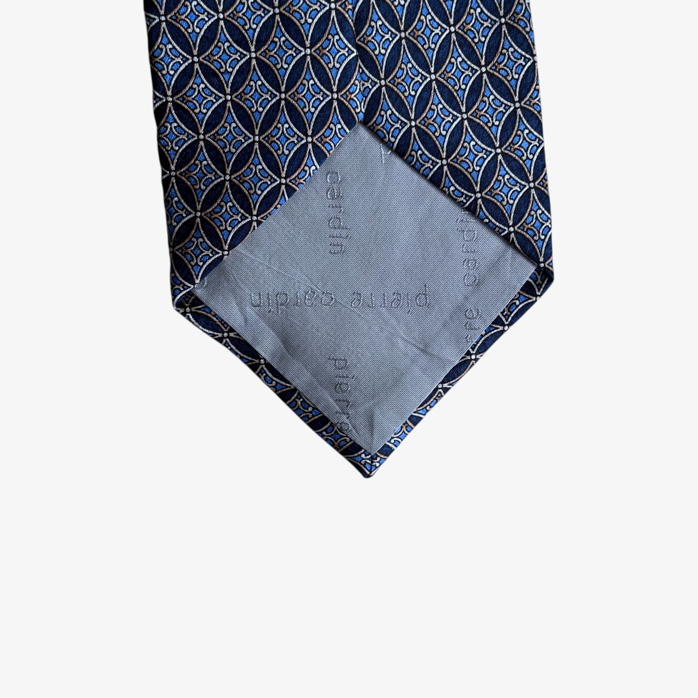 Pierre Cardin Vintage 90s Pierre Cardin Abstract Art Deco Print Silk Tie Size ONE SIZE - 3 Thumbnail