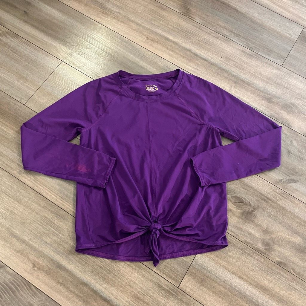 Lilly Pulitzer Lilly Pulitzer Luxletic Purple Athletic Workout Lightweight Size S / US 4 / IT 40 - 1 Thumbnail