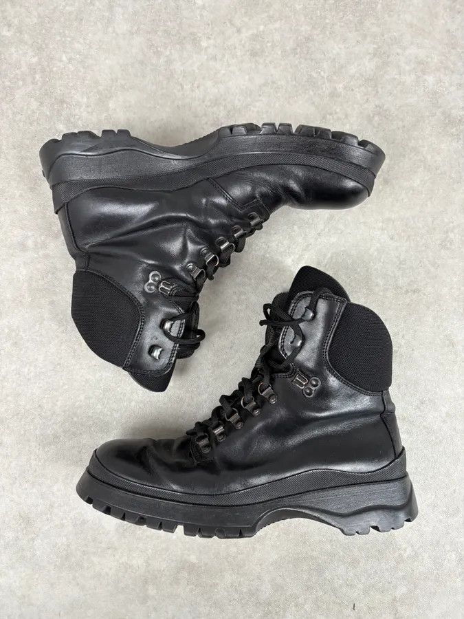 Prada AW1999 Prada Black Premium Vibram Leather Boots Size US 9.5 / EU 42-43 - 6 Thumbnail