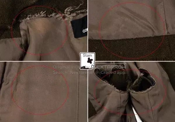 Comme des Garcons Comme des Garcons Olive green vintage waistcoat top Size S / US 4 / IT 40 - 8 Thumbnail