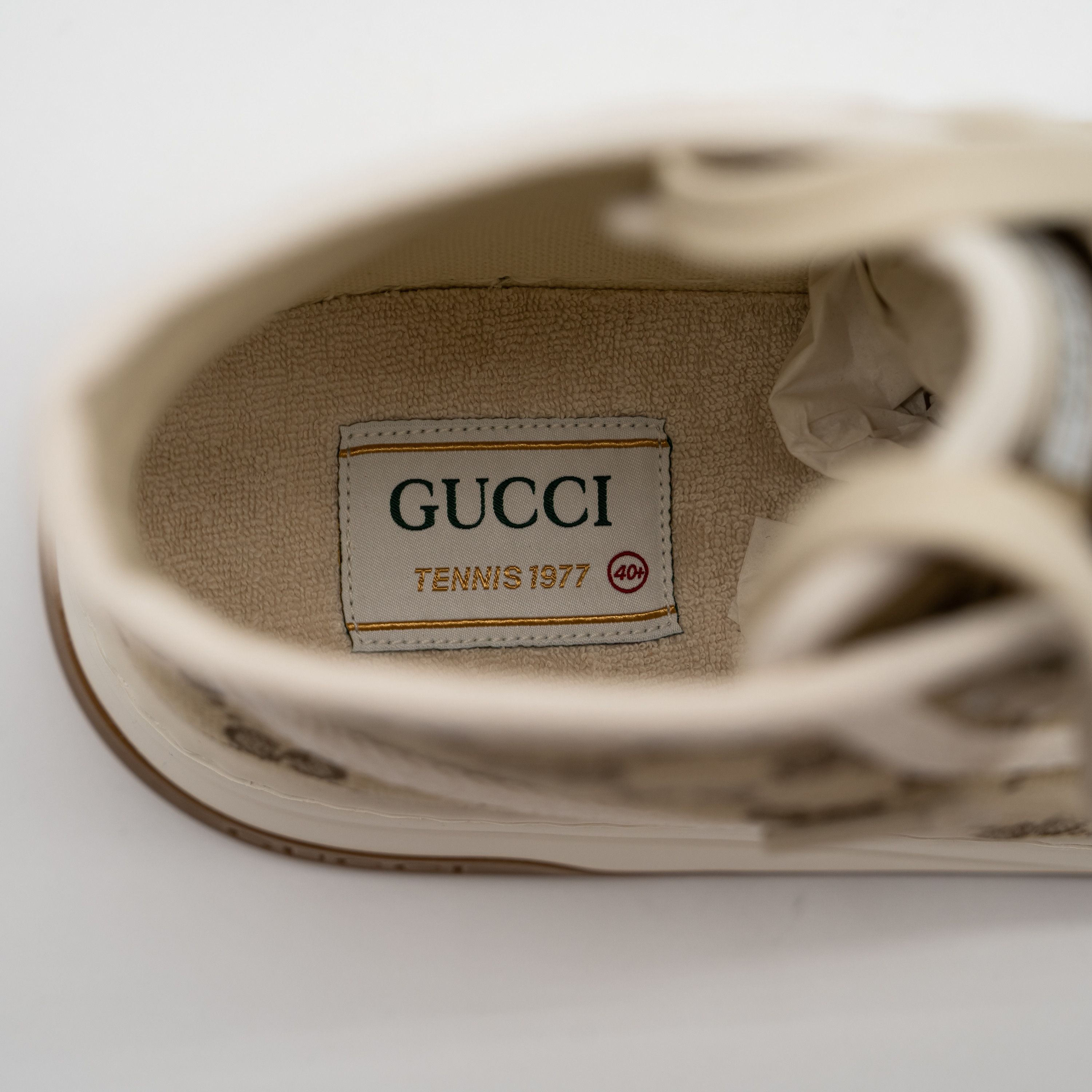 Gucci 40.5G Gucci Tennis Platform GG Canvas Beige Brown Sneakers Size US 10.5 / IT 40.5 - 9 Thumbnail