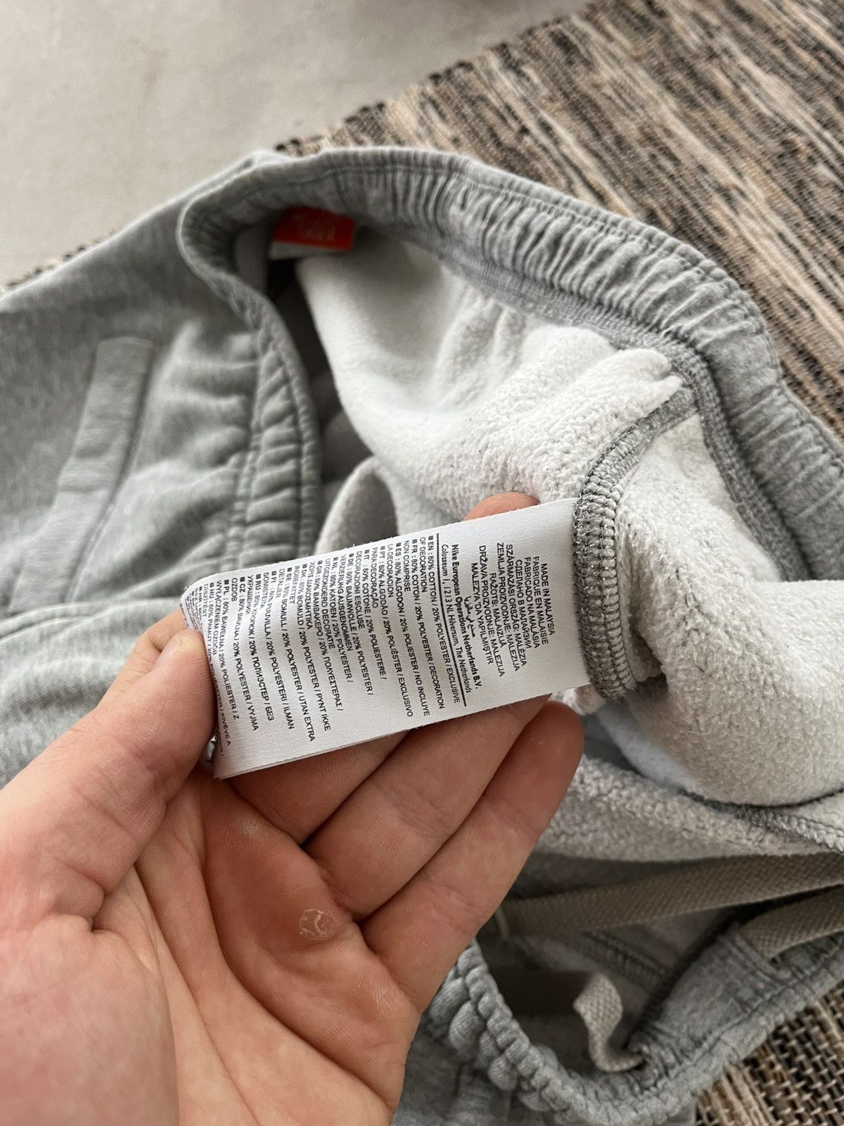 Nike 00s Vintage Nike Grey Sportswear Baggy Sweatpants Y2K Size US 38 / EU 54 - 18 Thumbnail