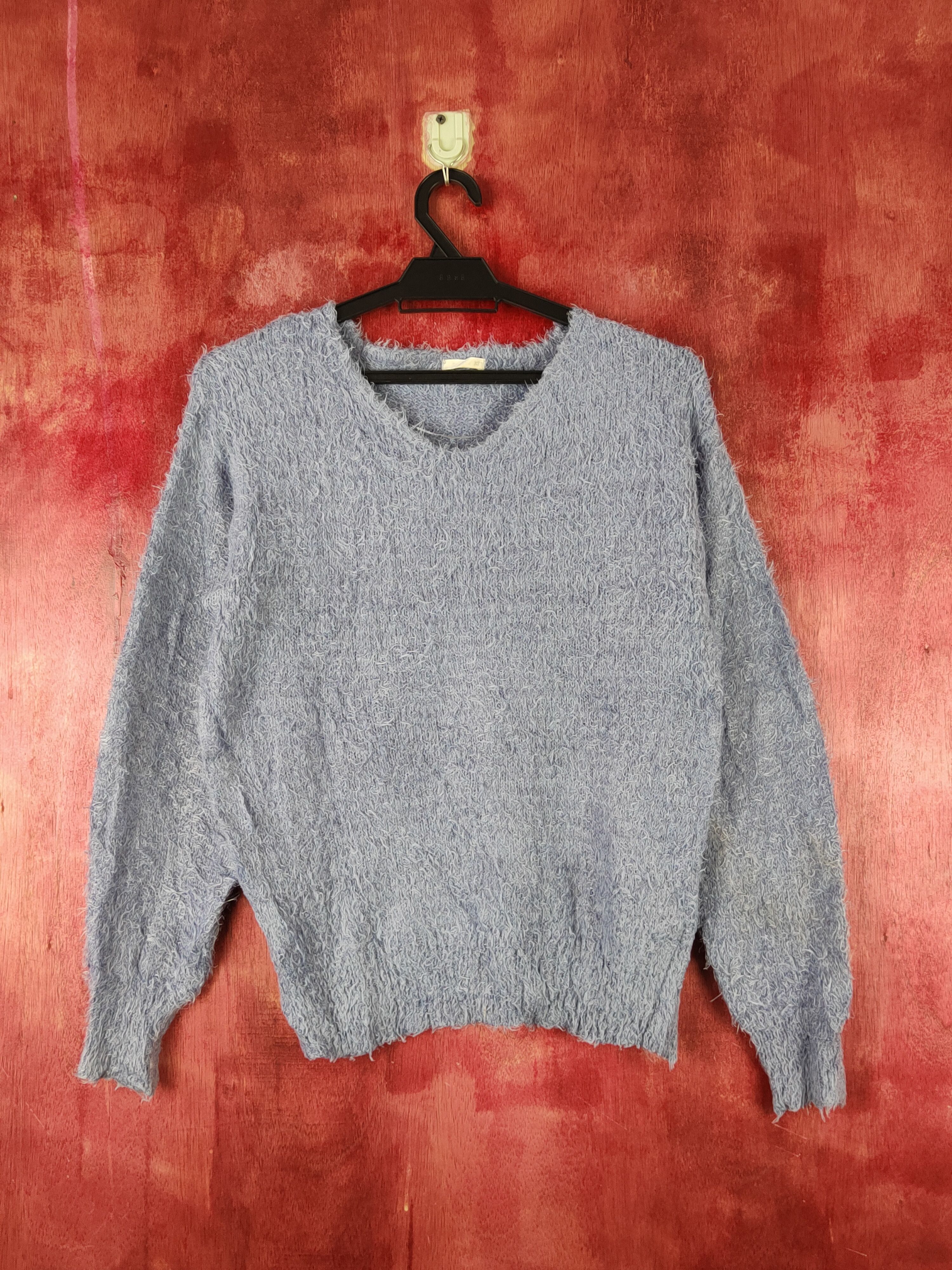 GU × Vintage Cool and vintage GU Purple Fur Mohair Knitwear Size XS / US 0-2 / IT 36-38 - 1 Thumbnail