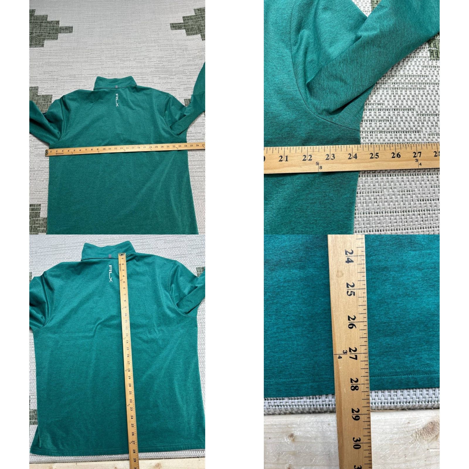 Ralph Lauren Ralph Lauren Tech Jersey Half Zip Sweatshirt Mens XL Green Argyle Country Club Shirt Size US XL / EU 56 / 4 - 8 Thumbnail