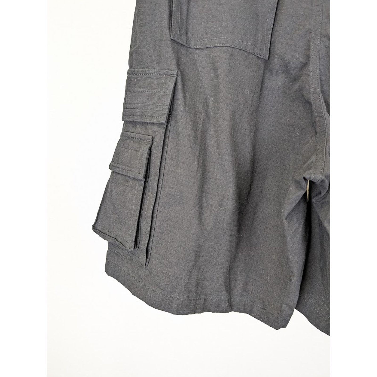 Balenciaga o1rshd1 Cotton Ripstop Gamer Shorts in Black Size US 32 / EU 48 - 14 Thumbnail