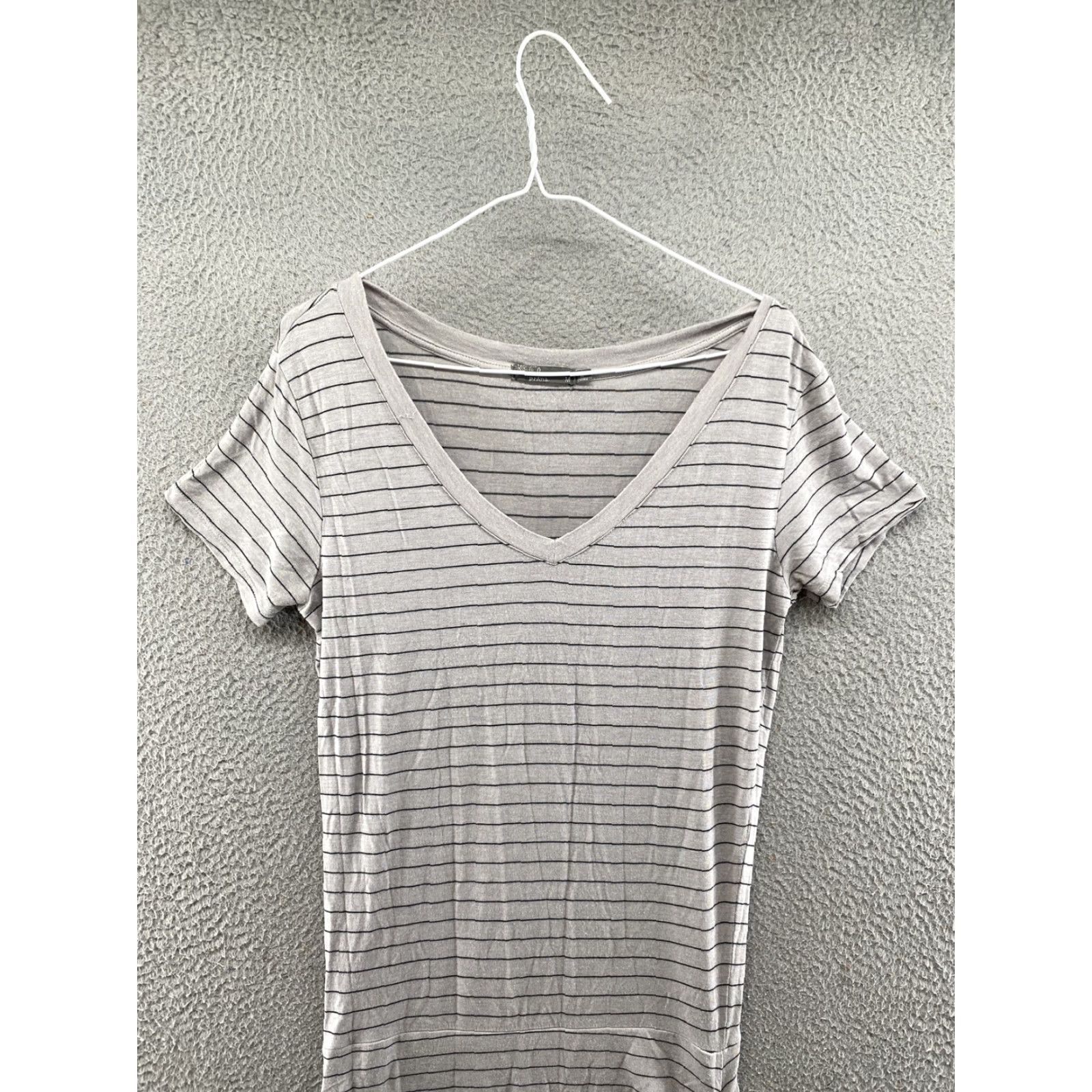 Prana Prana Stretch Striped Gray Pencil Shirt Dress Women M Size Size M / US 6-8 / IT 42-44 - 3 Thumbnail