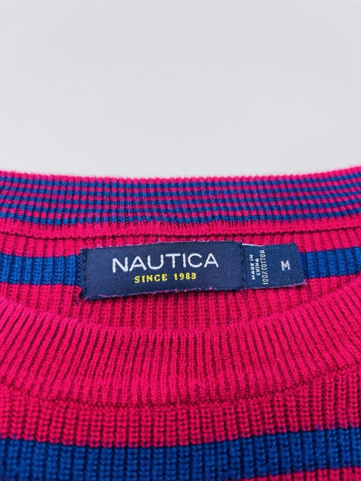 Nautica Nautica Men’s Striped Crewneck Pullover Sweater Size M Size US M / EU 48-50 / 2 - 4 Thumbnail
