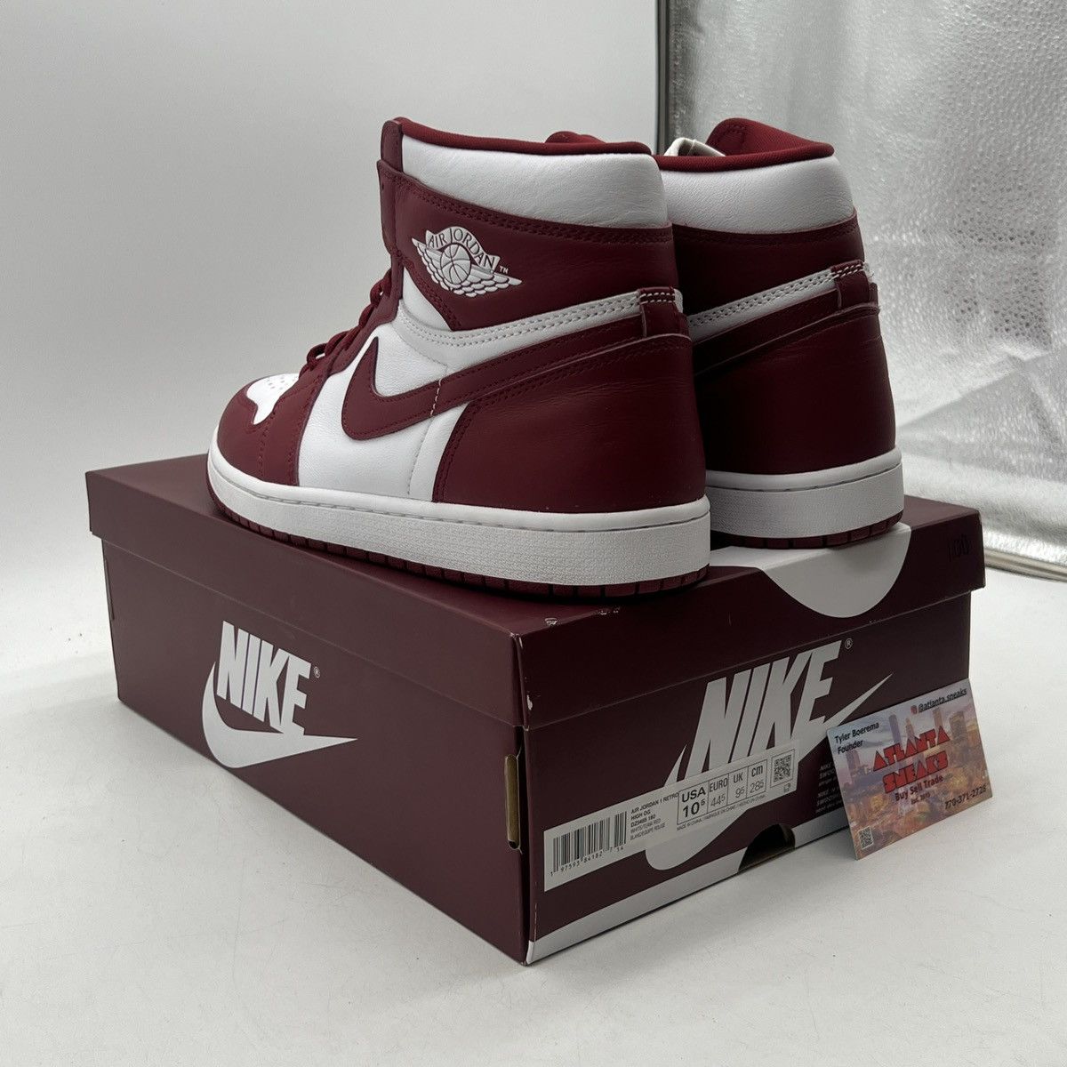 Jordan Brand Air Jordan 1 high Artisanal red Size US 10.5 / EU 43-44 - 4 Thumbnail