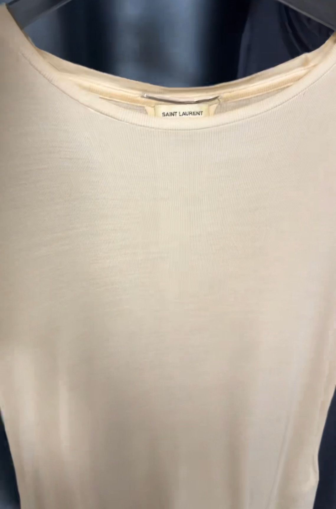 Saint Laurent Paris Saint Laurent Paris White Silk Short Sleeve i Size US L / EU 52-54 / 3 - 7 Thumbnail