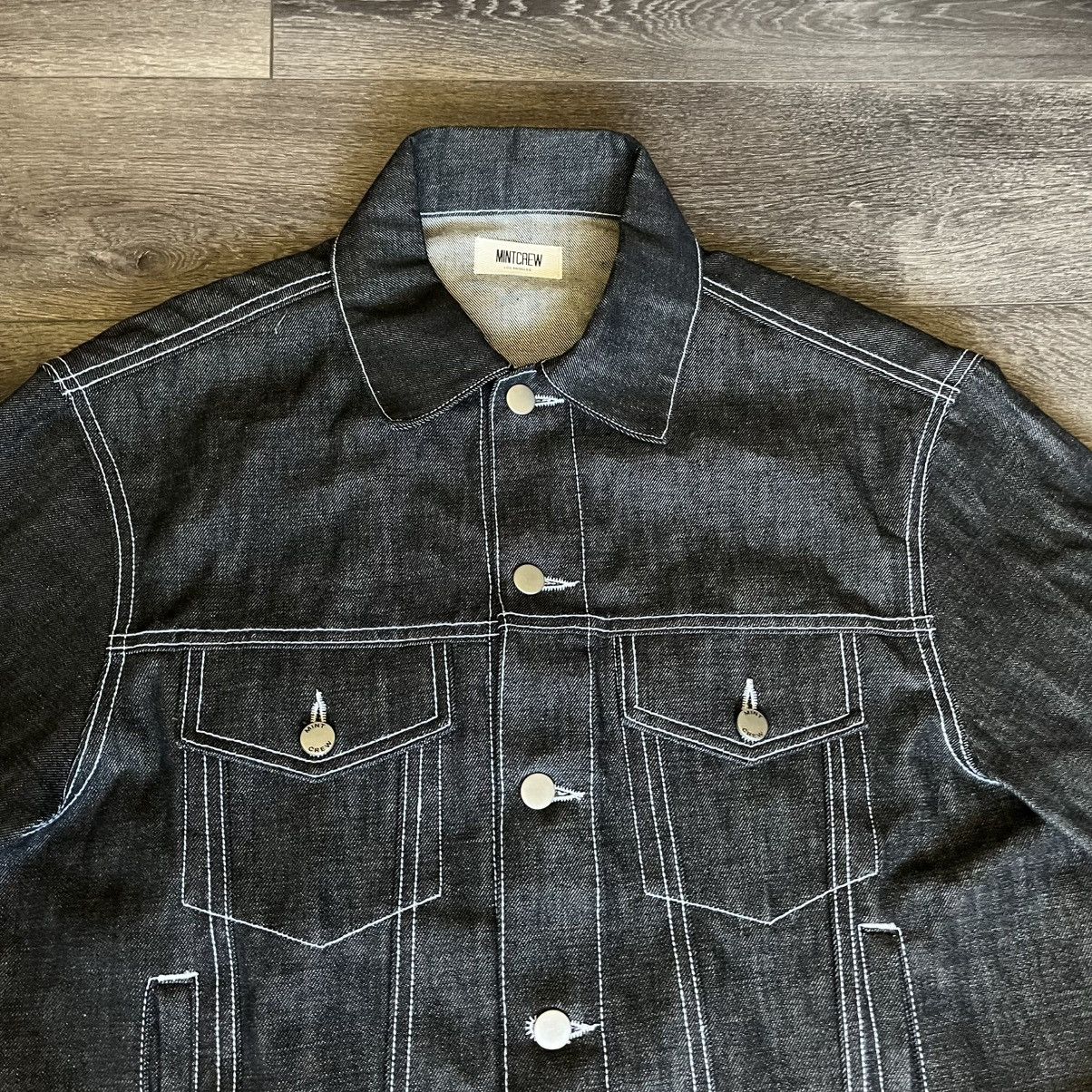 Mintcrew Mint Crew Los Angeles Raw Denim Trucker Jean Jacket Size US M / EU 48-50 / 2 - 3 Thumbnail