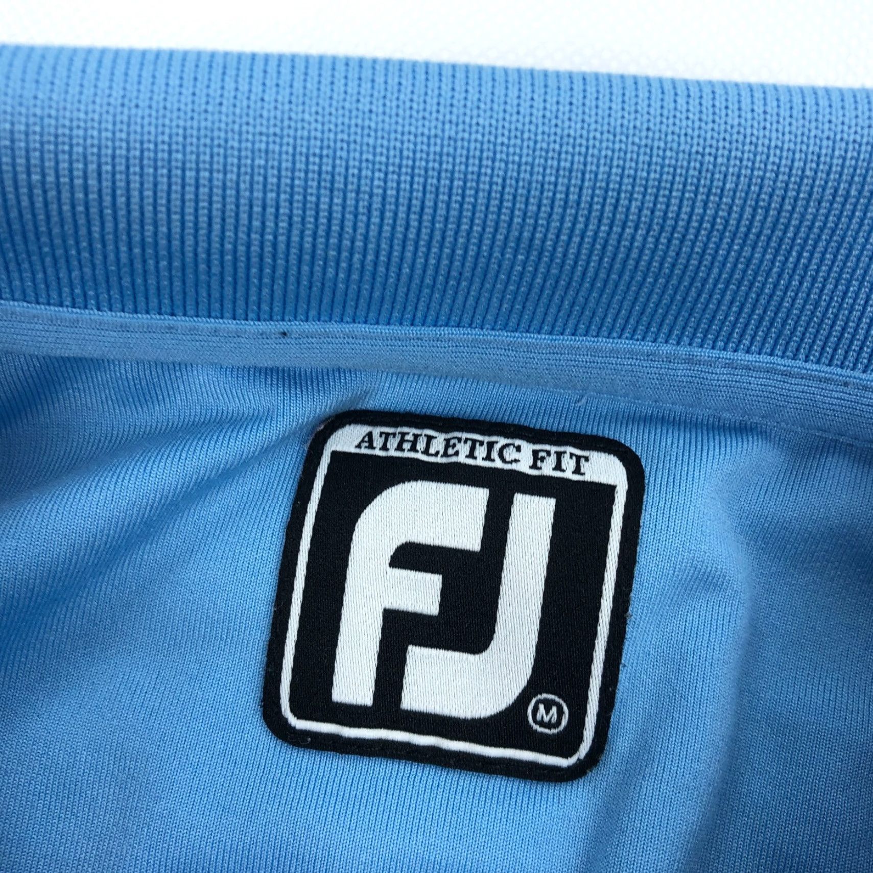 Footjoy FootJoy Polo Shirt Men M Blue Short Sleeve Collared Button Up Front Golf Performance Moisture Wicking Stretch UV UPF Sports Casual 2010s? Size US M / EU 48-50 / 2 - 5 Thumbnail