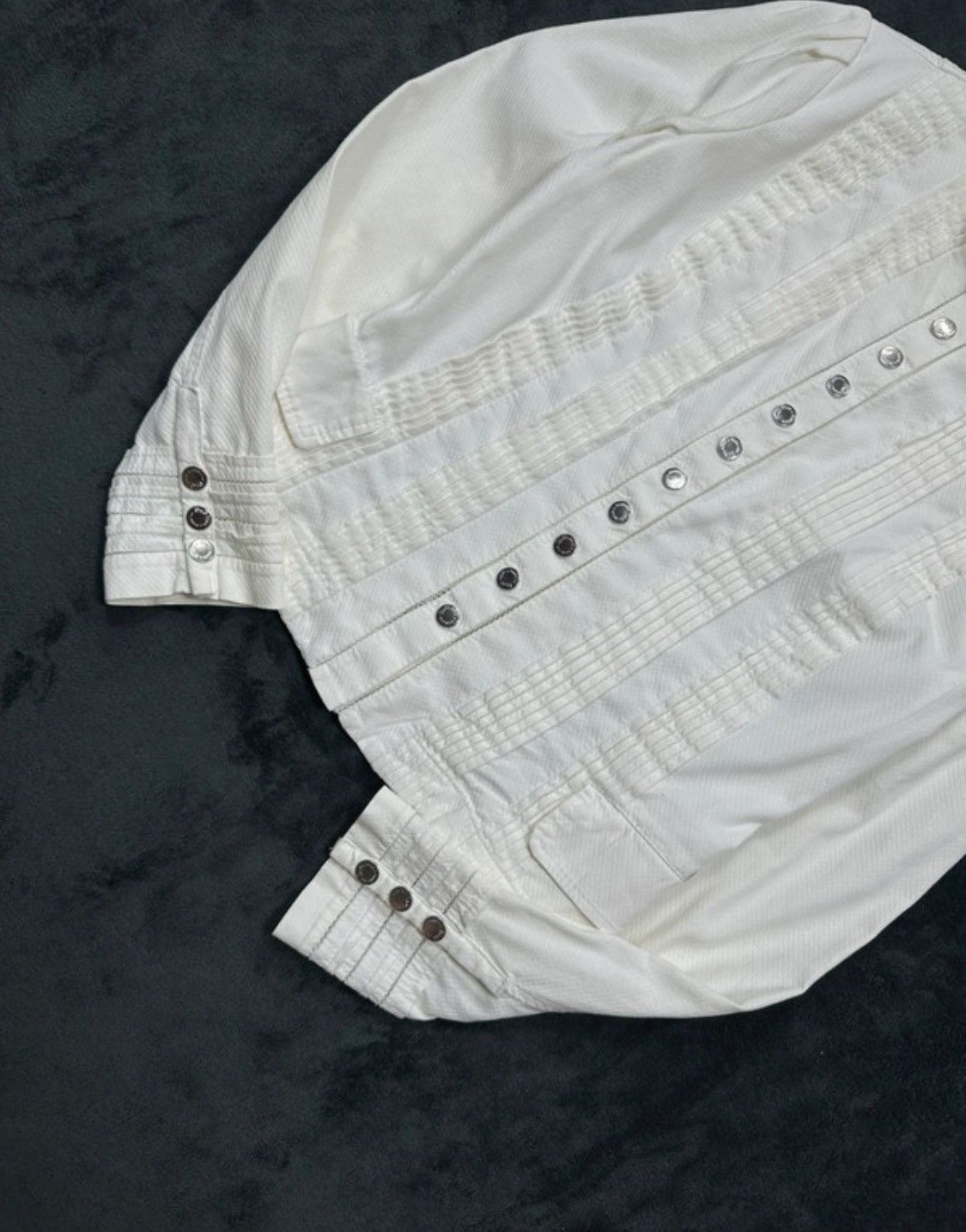 Dolce & Gabbana Vintage 2000s D&G Dolce & Gabbana White Style Retro Jacket Size S / US 4 / IT 40 - 4 Thumbnail