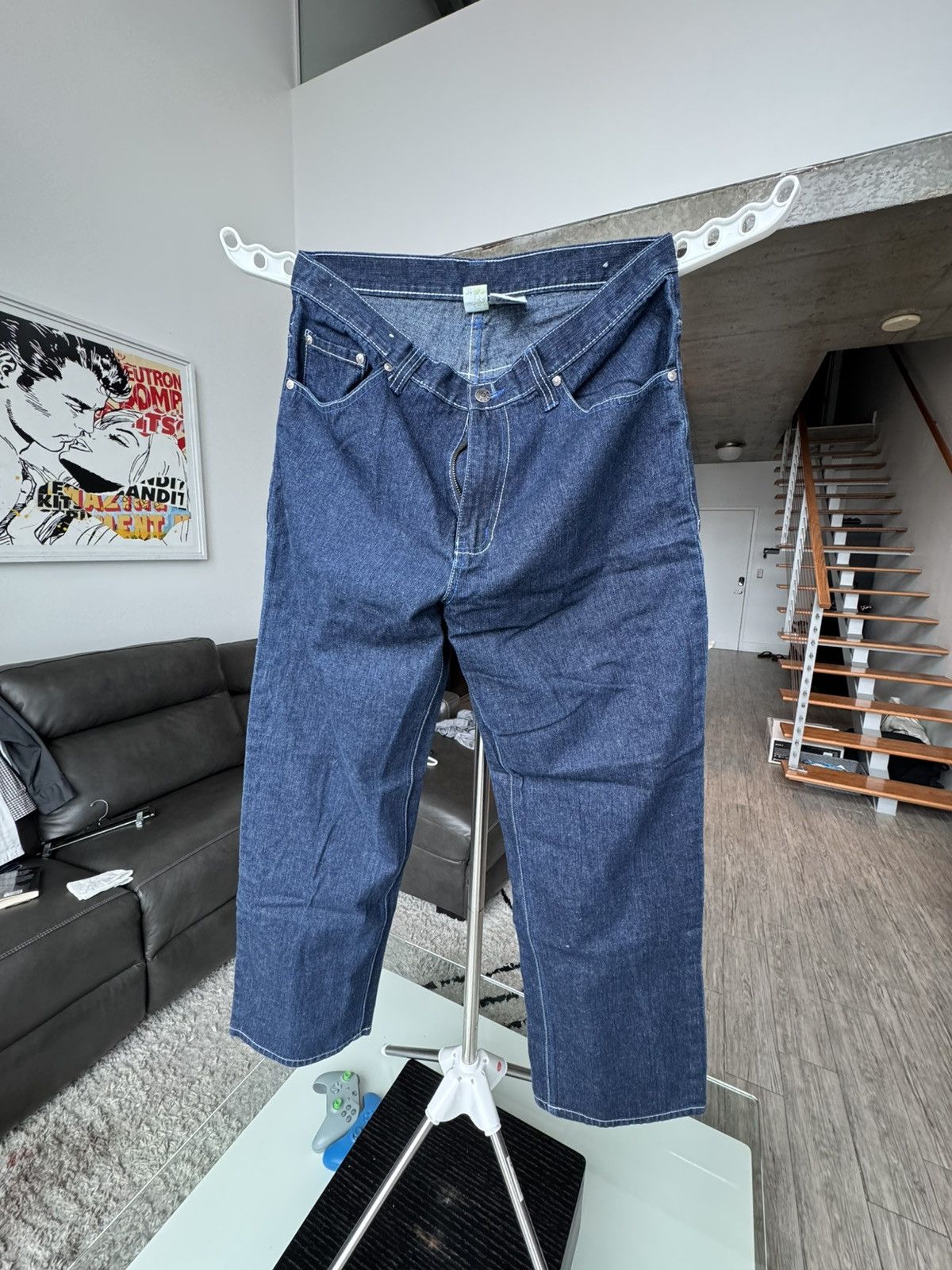Japanese Brand Charms Japanese Skate Baggy Blue Jeans Size US 34 / EU 50 - 1 Thumbnail