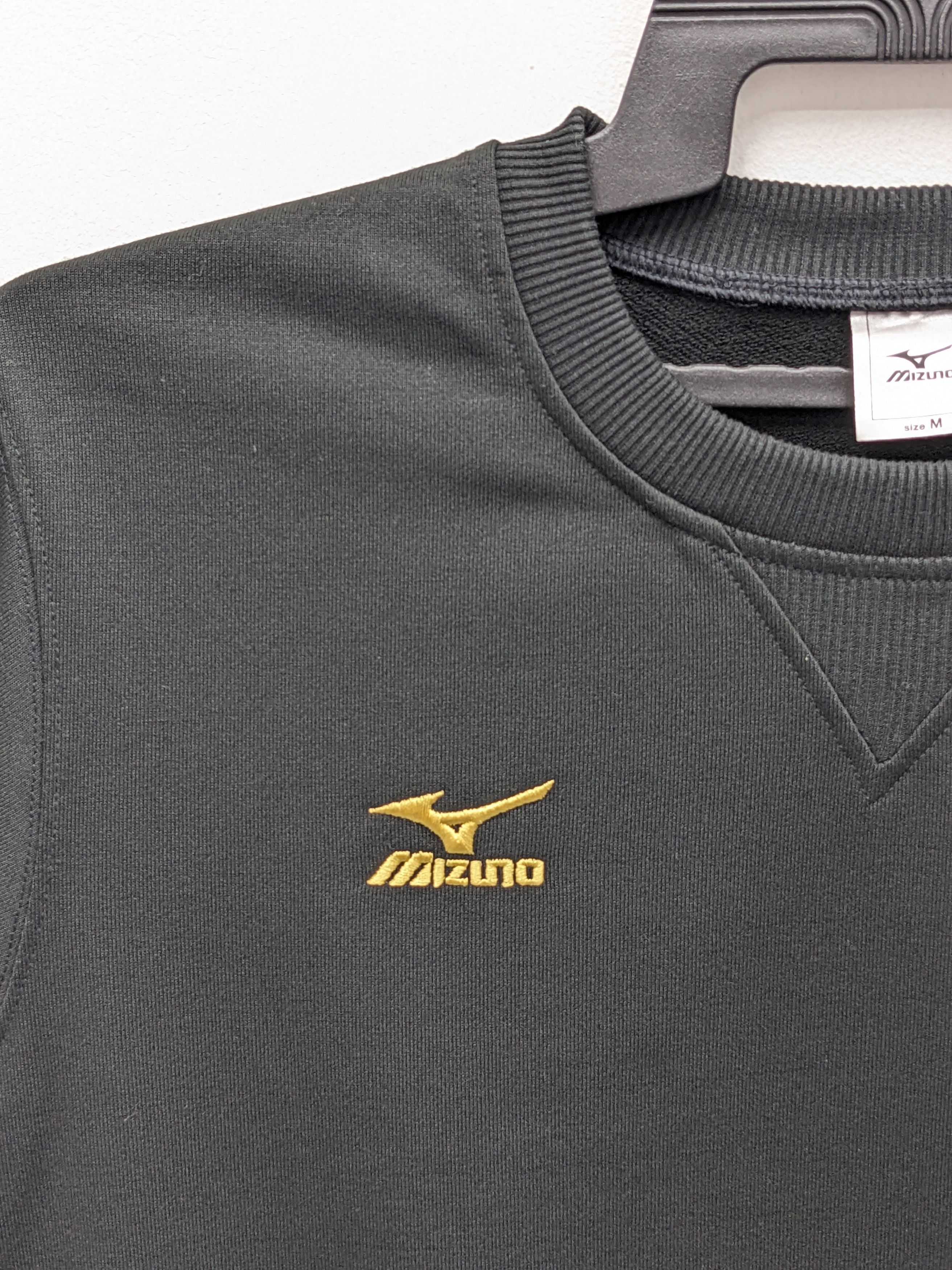 Japanese Brand × Mizuno JAPANESE MIZUNO BLACK GOLD LOGO SWEATSHIRT Size US M / EU 48-50 / 2 - 3 Thumbnail