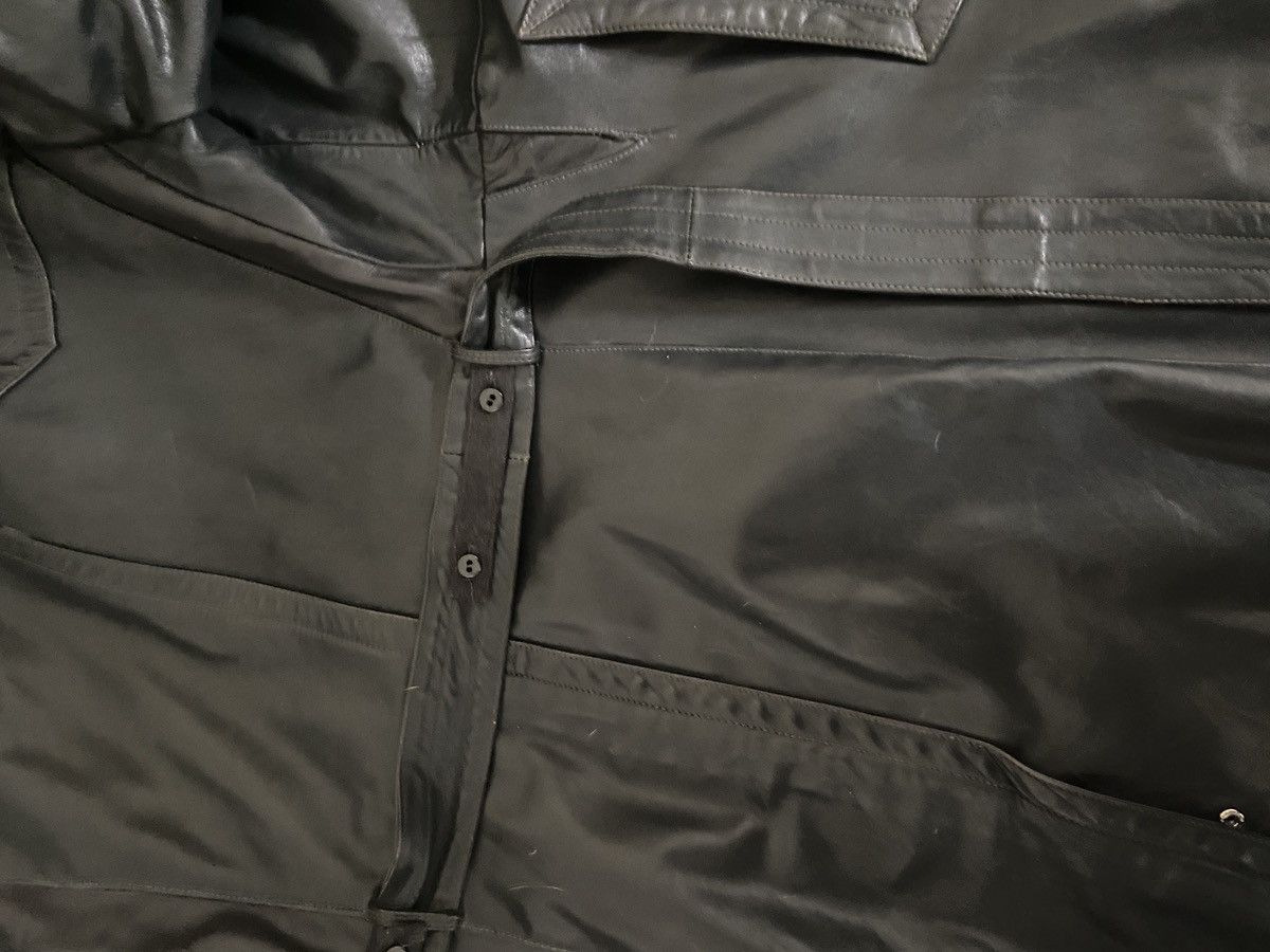 Vintage Real Vintage Soviet Military Leather Trench Coat Size US M / EU 48-50 / 2 - 6 Thumbnail