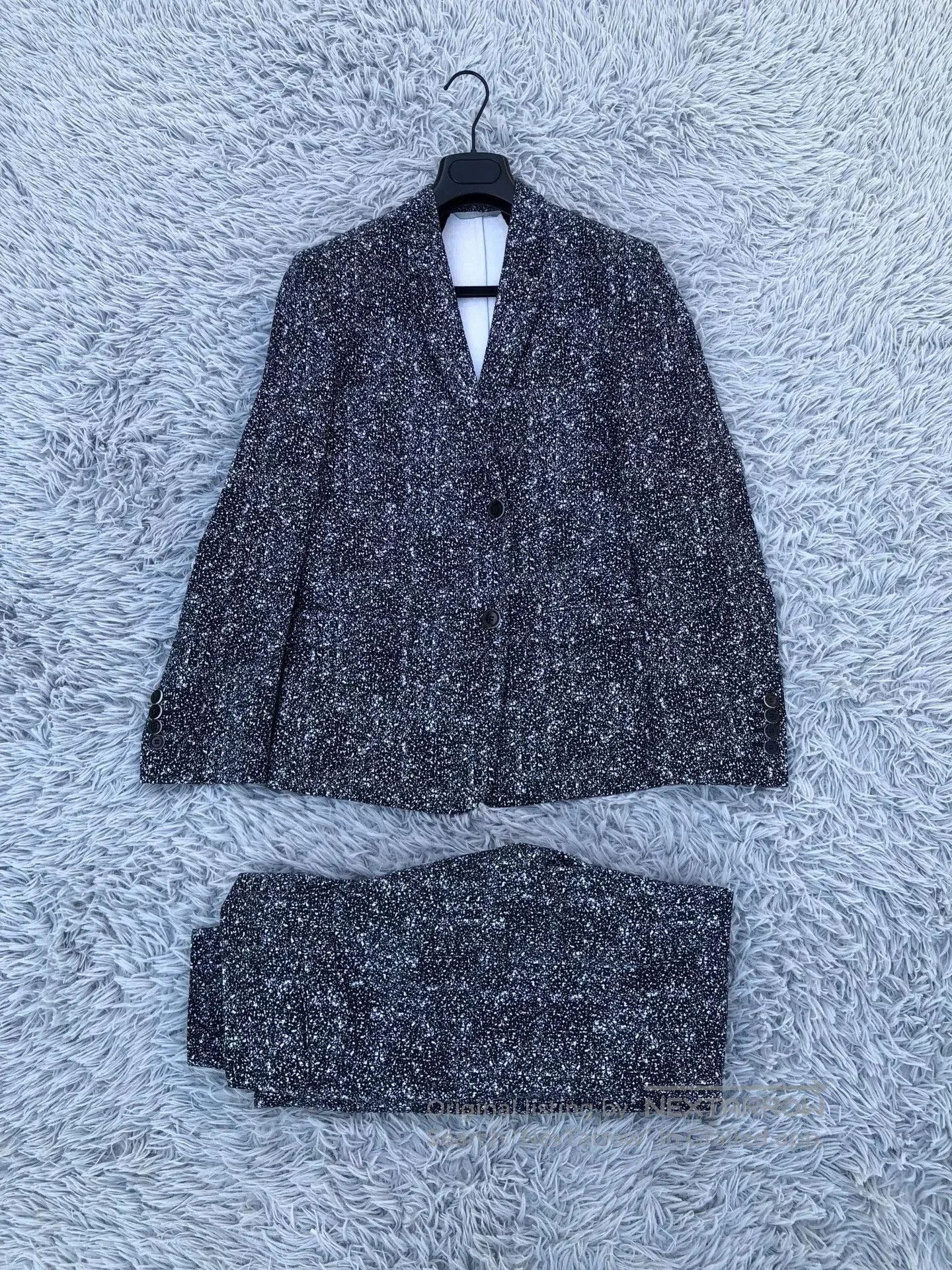 Dior Dior Homme Snowflake Splatter Suit. Size US S / EU 44-46 / 1 - 1 Thumbnail