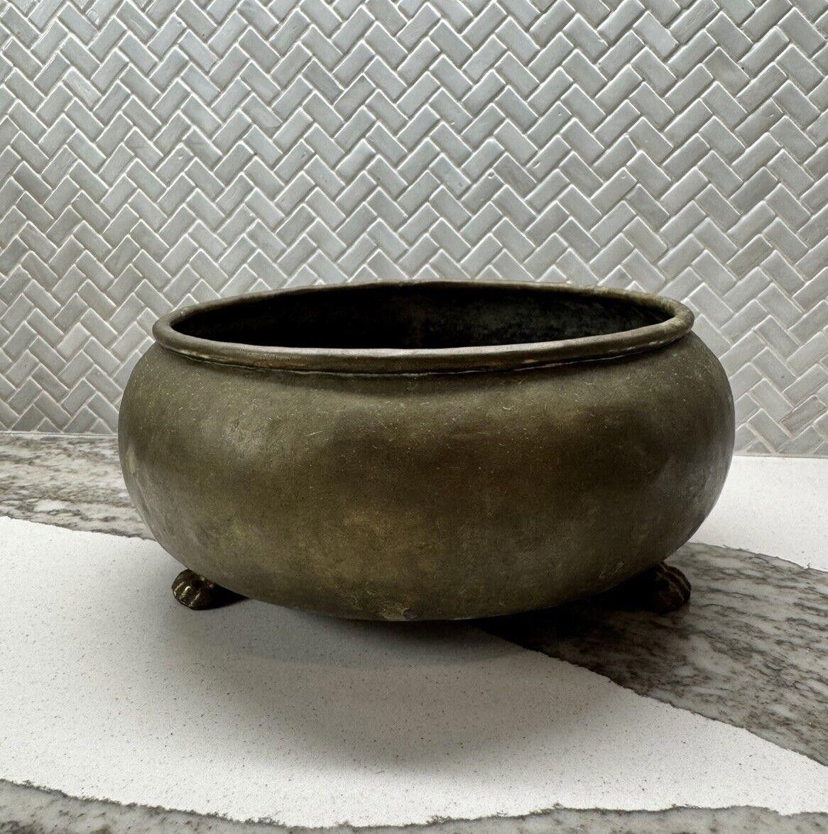 Designer Old Russian Copper Brass Samovar Bowl with Eagle Hallmark Size ONE SIZE - 1 Thumbnail