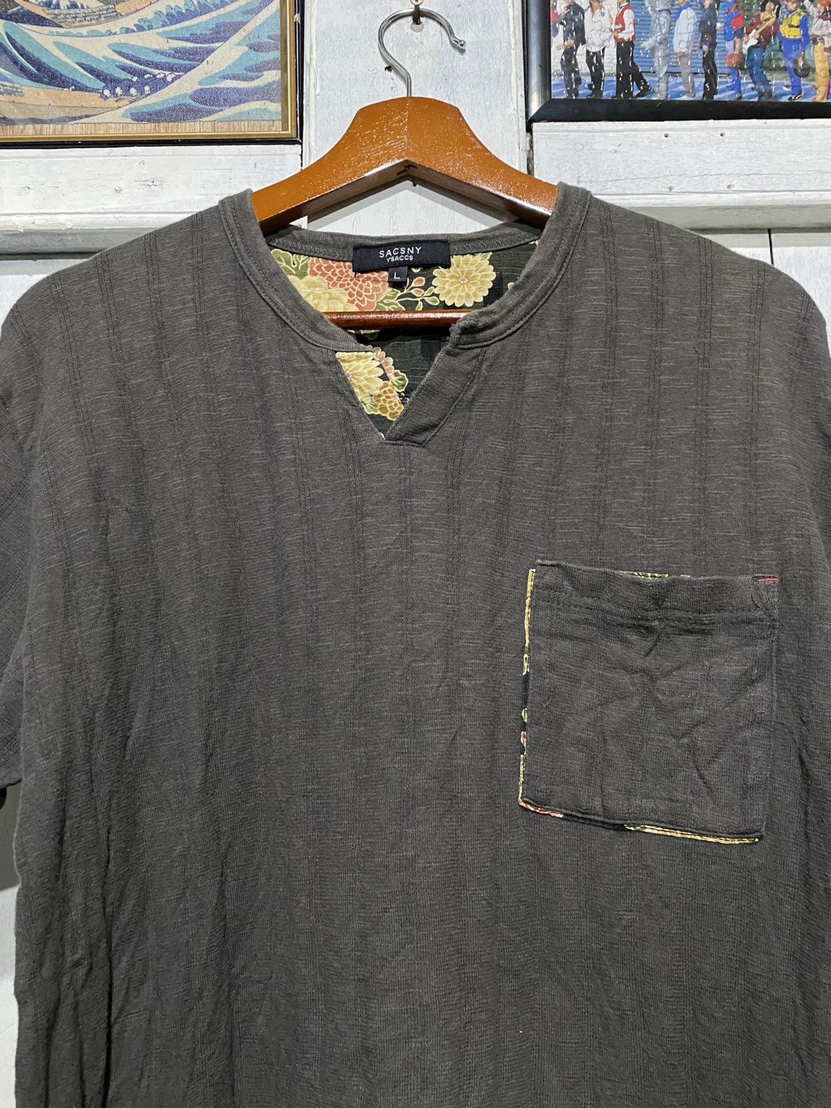 Designer × Japanese Brand × Yohji Yamamoto Sacsny Y'saccs Pocket Tee Size US L / EU 52-54 / 3 - 2 Thumbnail