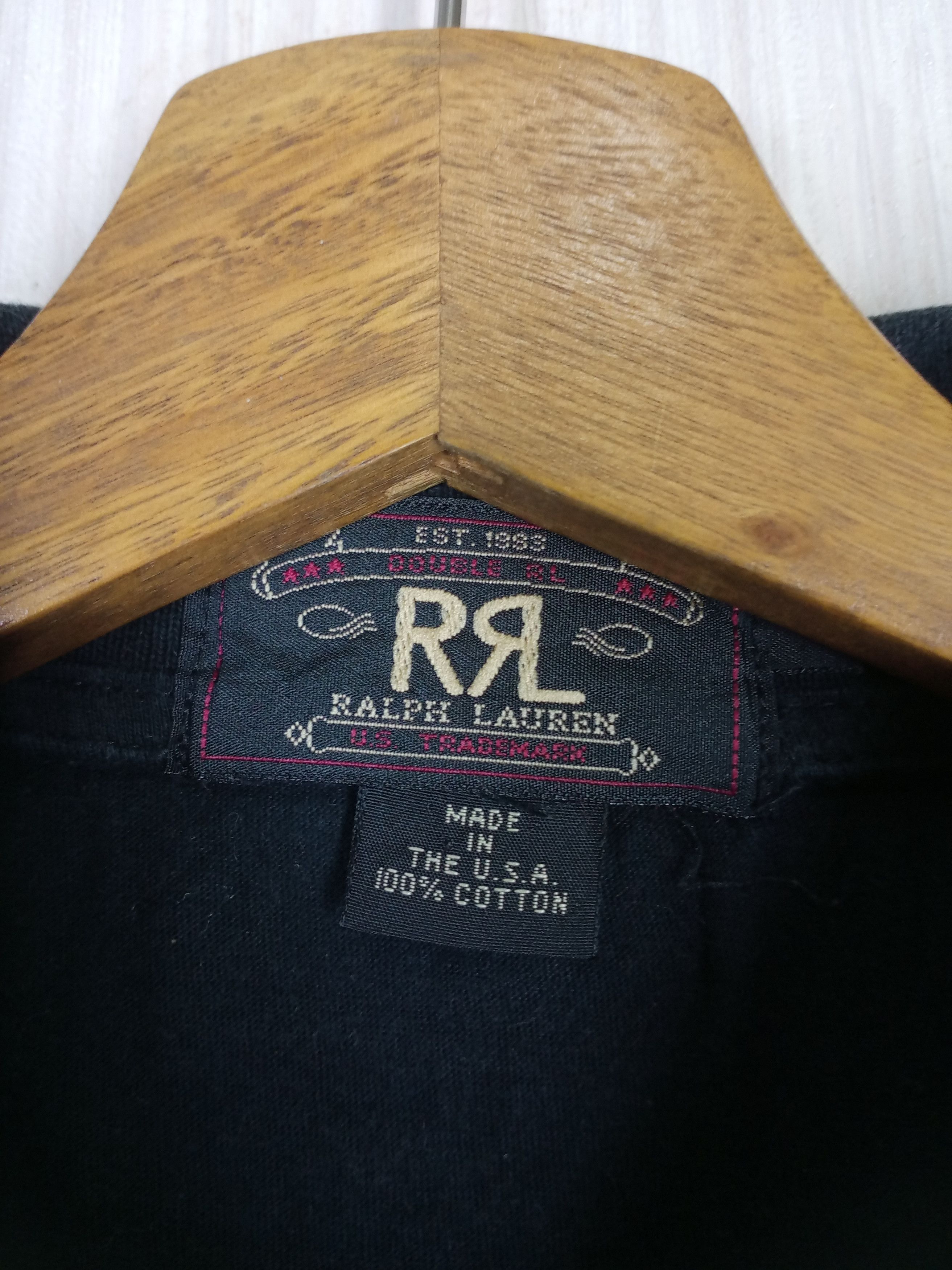 RRL Ralph Lauren Rare Vintage RRL Ralph Lauren Polo Shirt Size US L / EU 52-54 / 3 - 4 Thumbnail