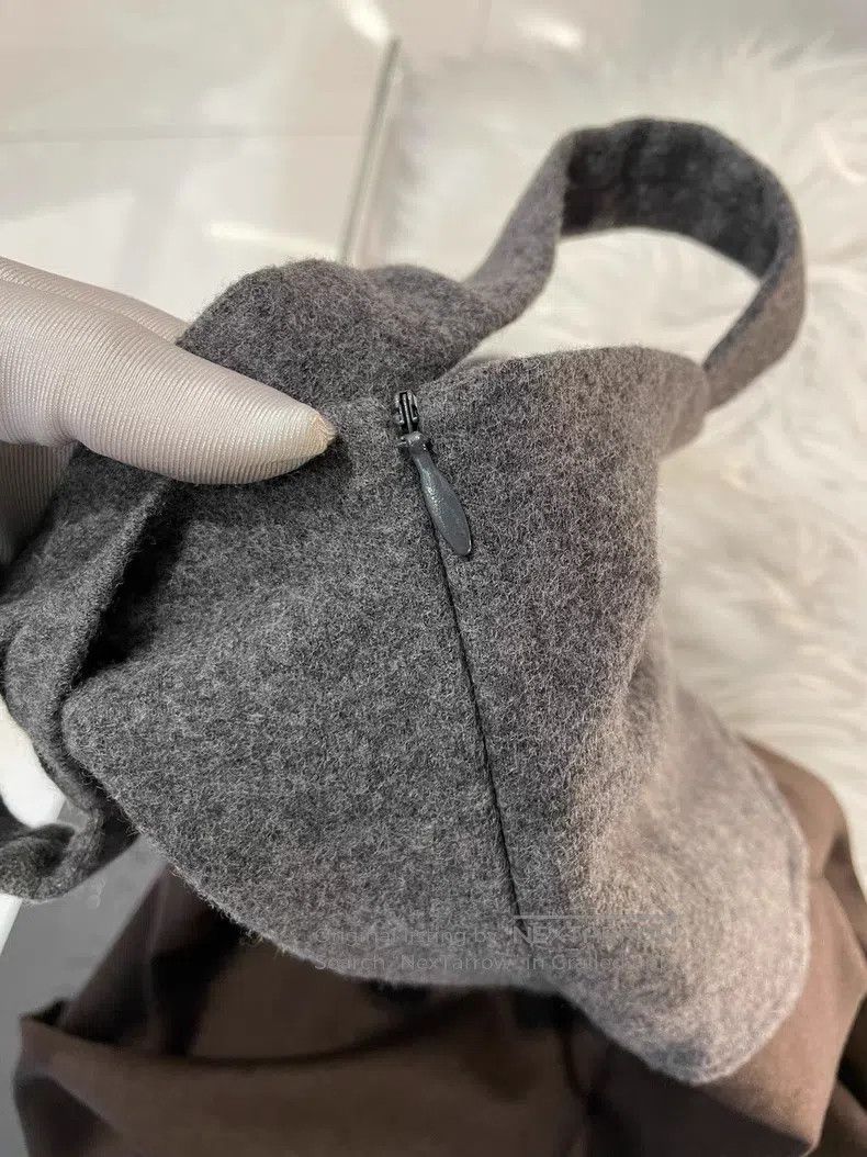 Brunello Cucinelli Brunello Cucinelli Grey Brown Mixed Color Wool Camisole Dr Size S / US 4 / IT 40 - 5 Thumbnail